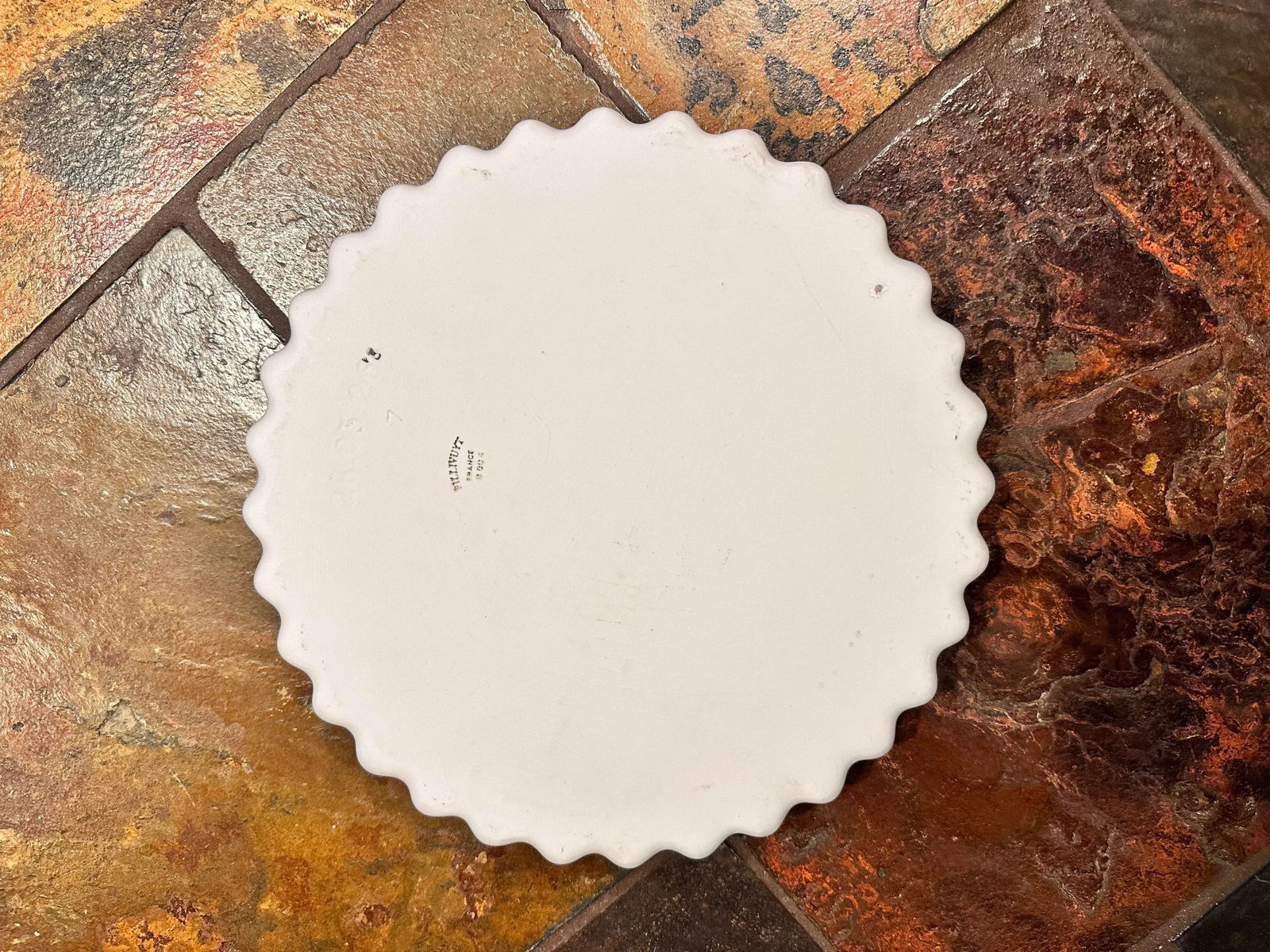2000s Pillivuyt France Culinaire Quiche Tart Round Porcelain Baking Dish - 4