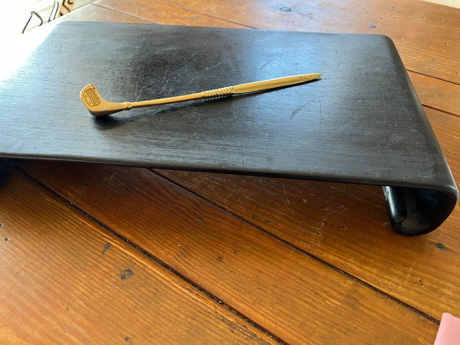 1970s Brass Tennis Letter Opener - 2