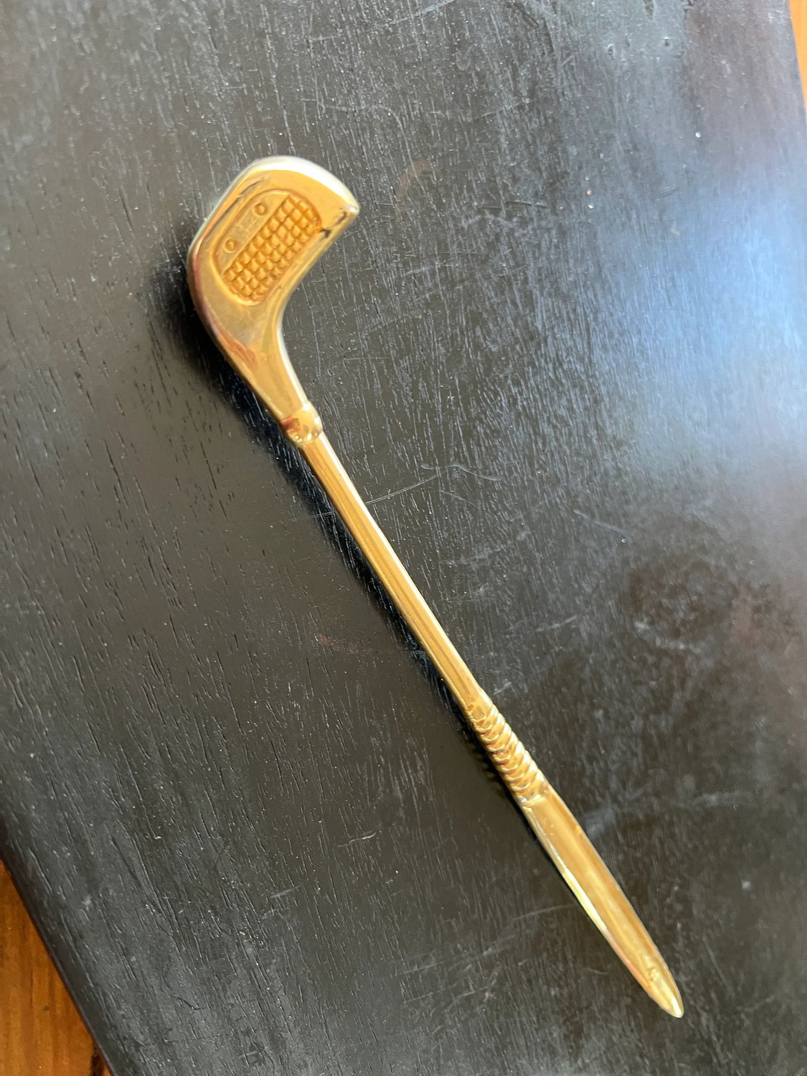 1970s Brass Tennis Letter Opener - 4