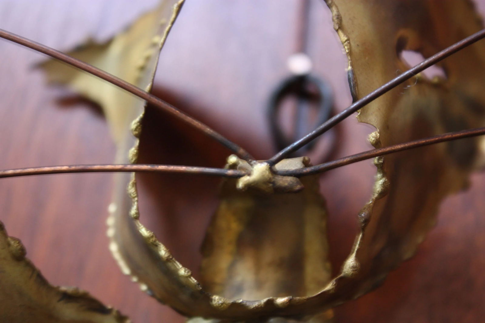 Brutalist Torch-Cut Brass 'Cats' Wall Sculpture - 6