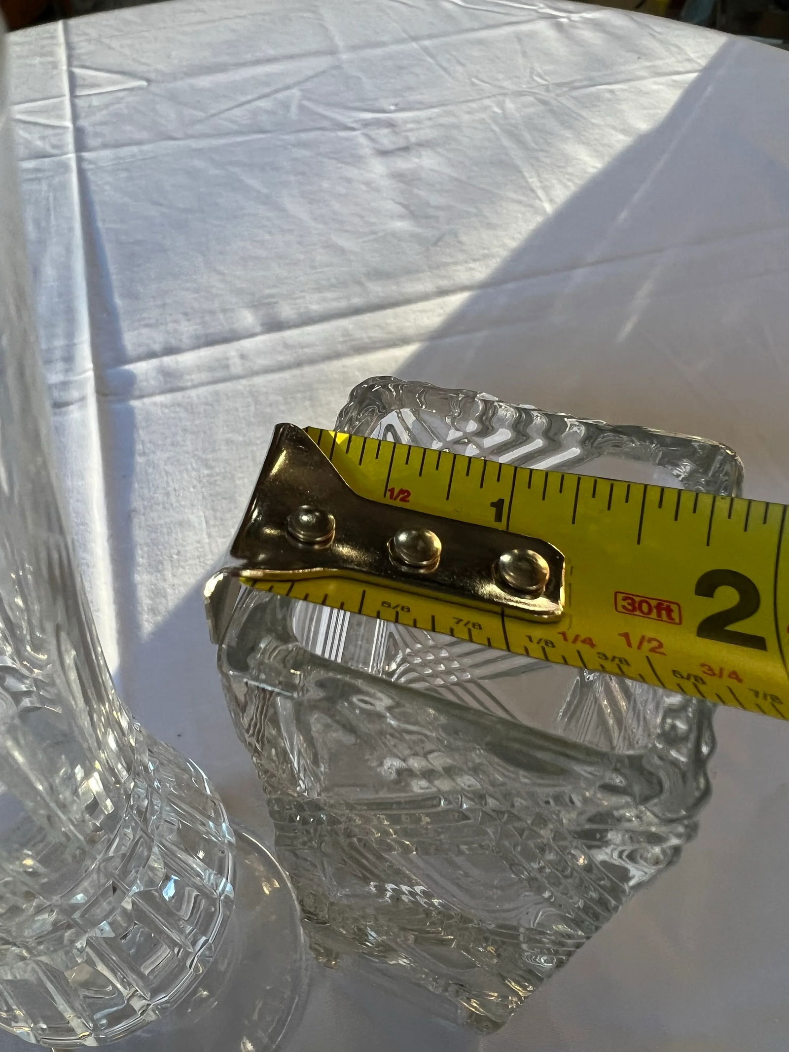 1970s Crystal Vases - A Pair - 10