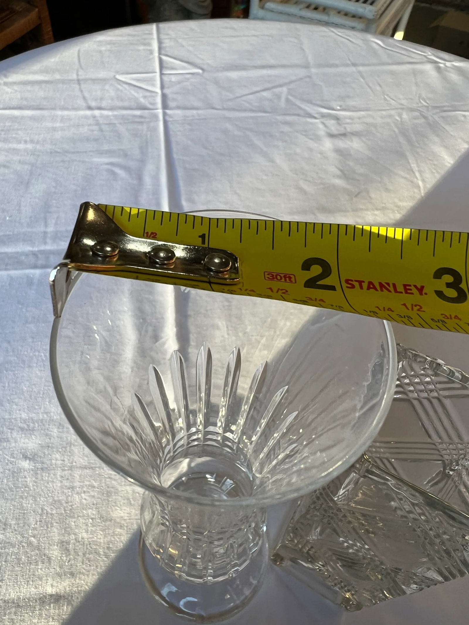 1970s Crystal Vases - A Pair - 11