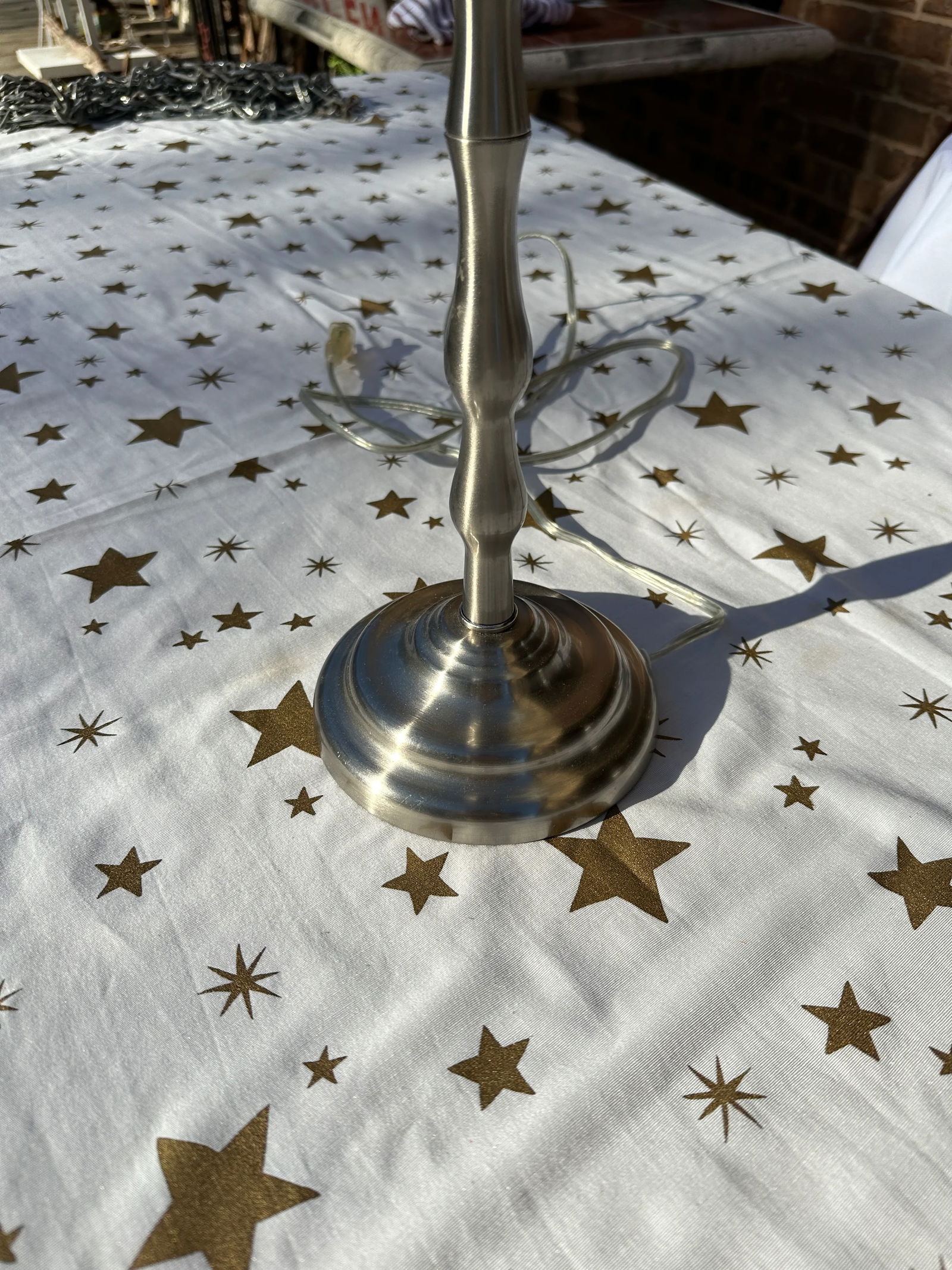 1970s Silver Table Lamp - 2
