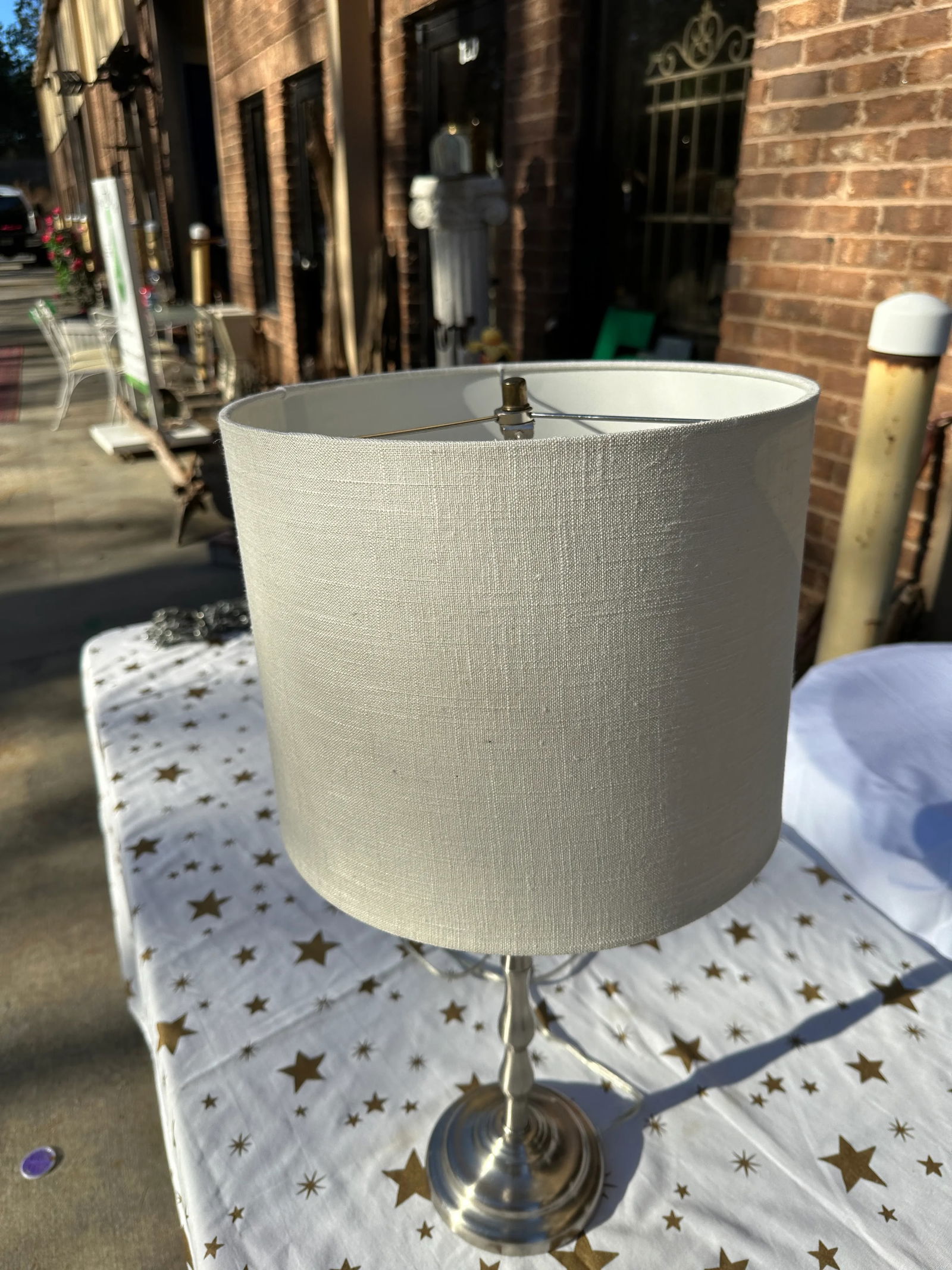 1970s Silver Table Lamp - 4