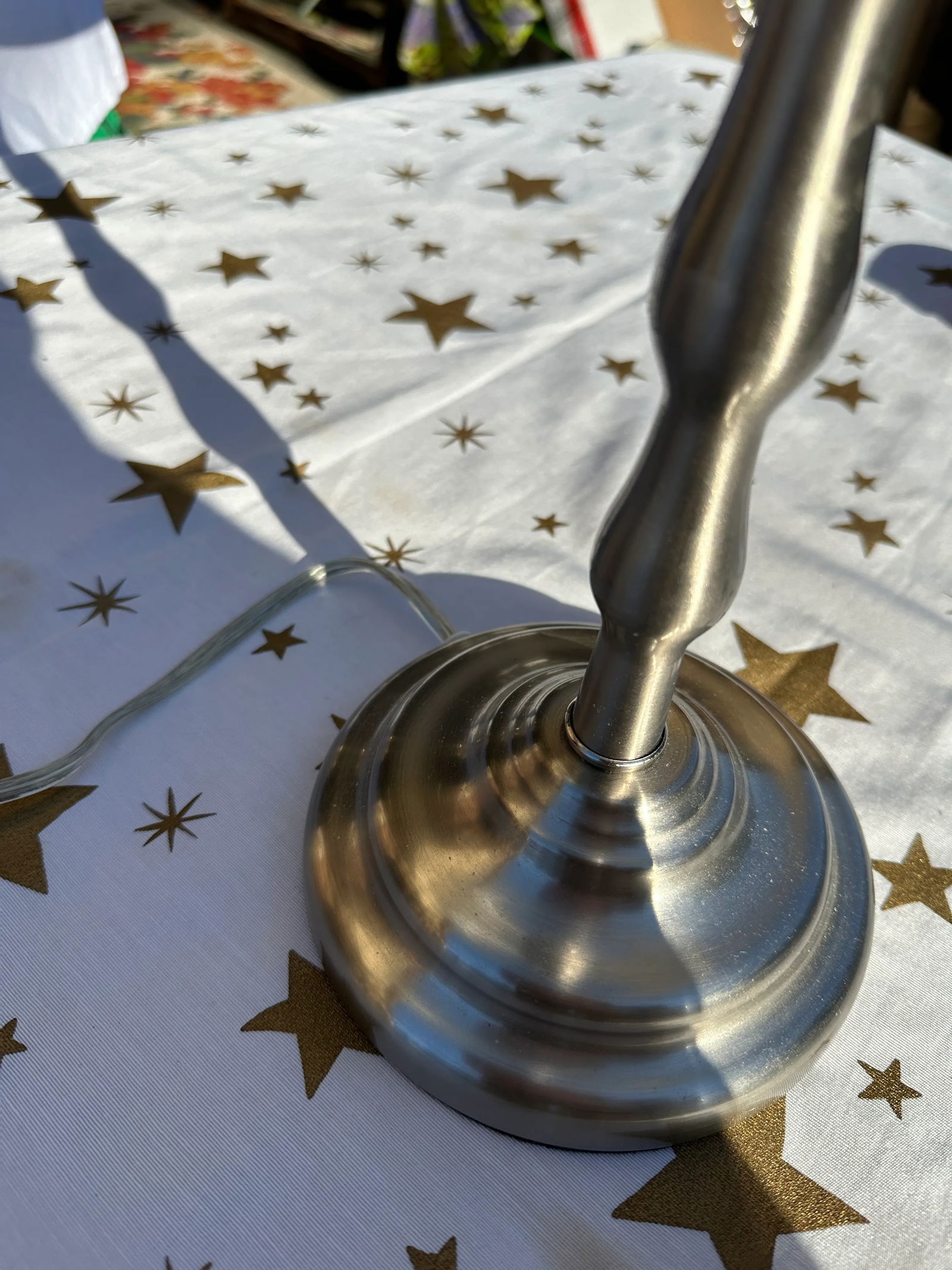 1970s Silver Table Lamp - 7