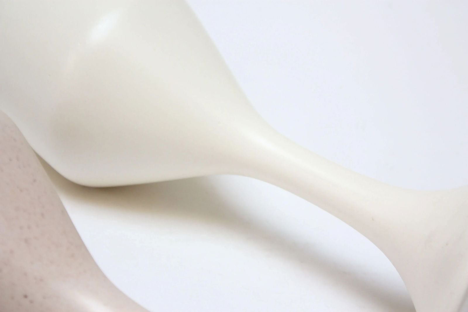 Large Haeger Ceramic Goblets / Chalices in Pink and White - a Pair - 6