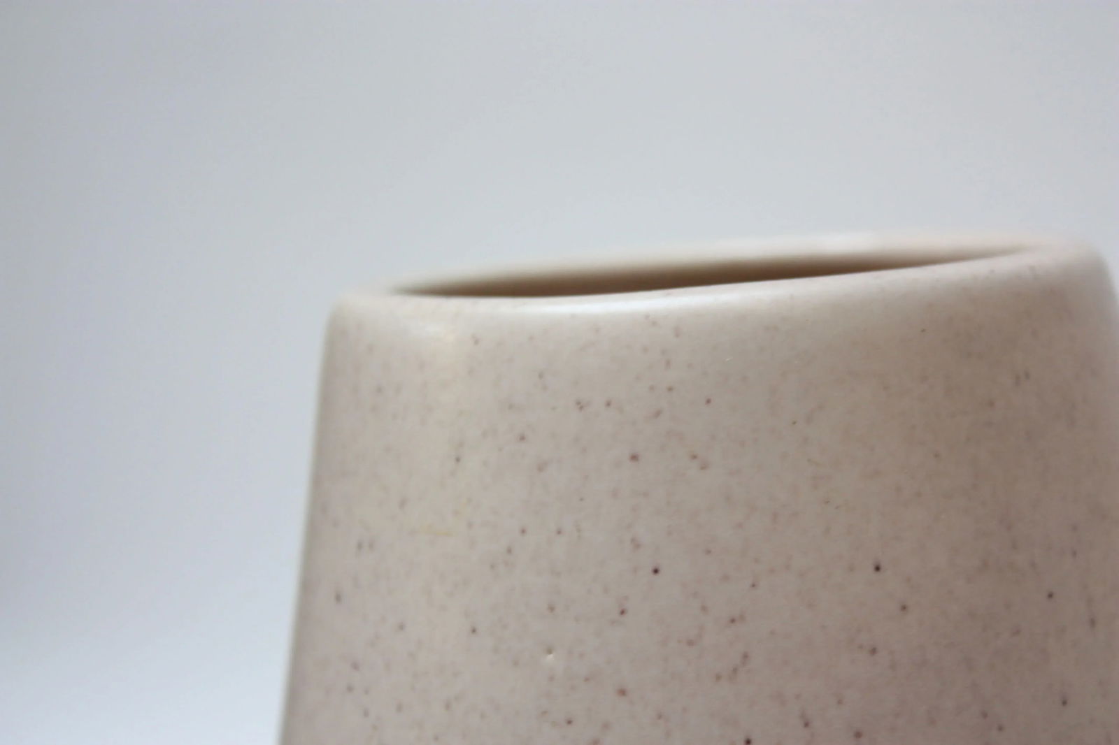 Large Haeger Ceramic Goblets / Chalices in Pink and White - a Pair - 9