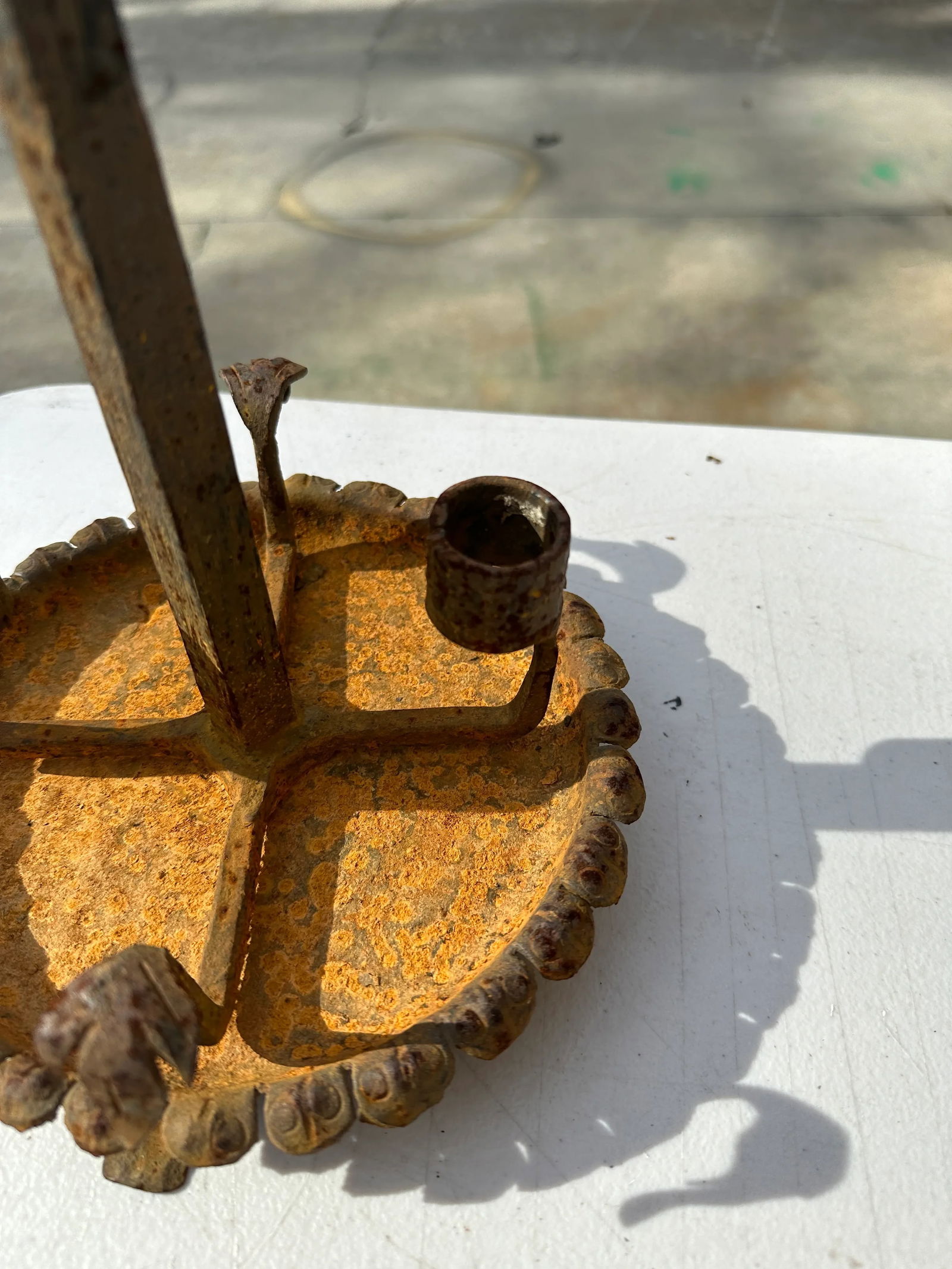 1970s Brutalist Handmade Candle Holder - 3