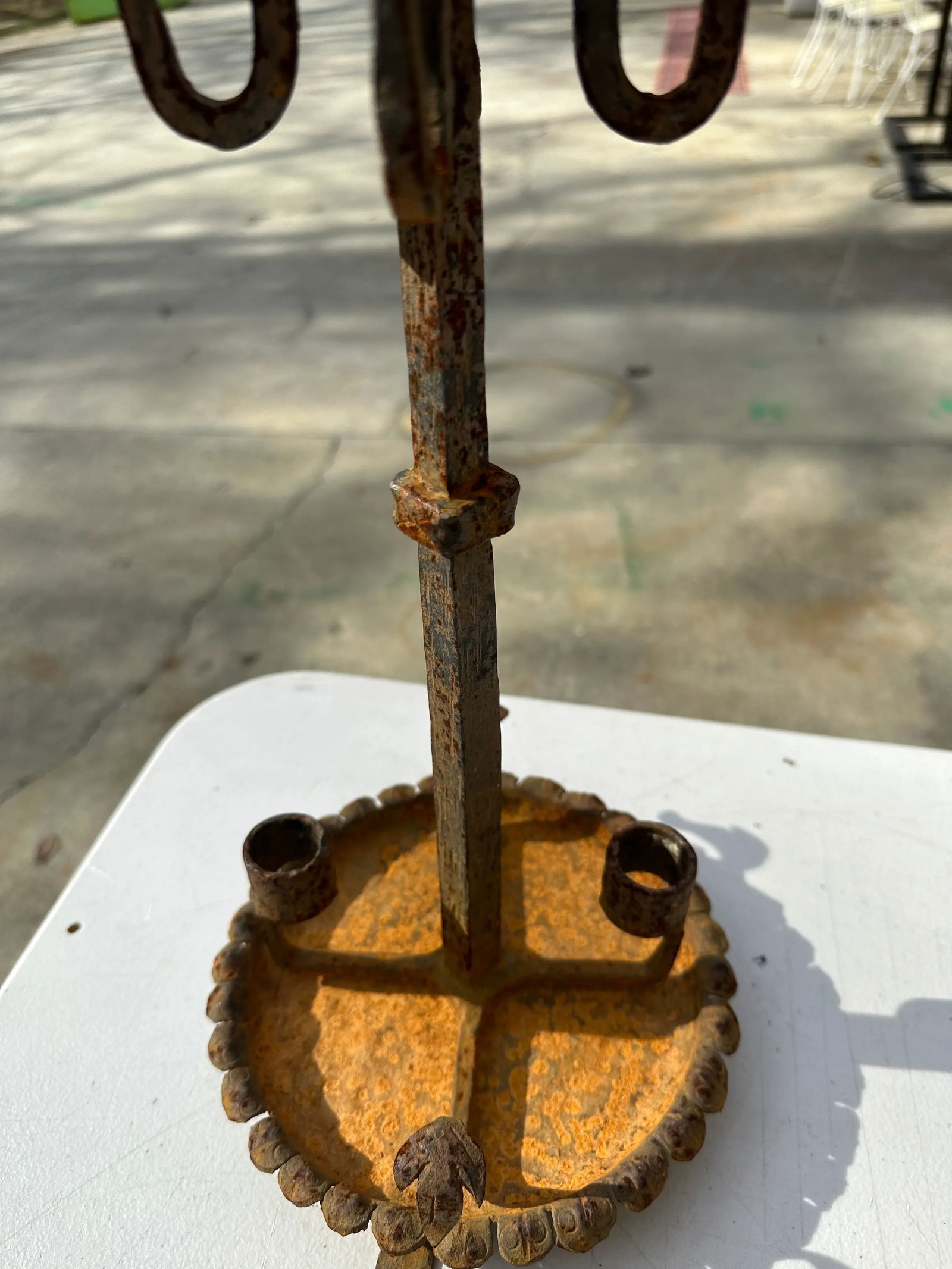 1970s Brutalist Handmade Candle Holder - 5