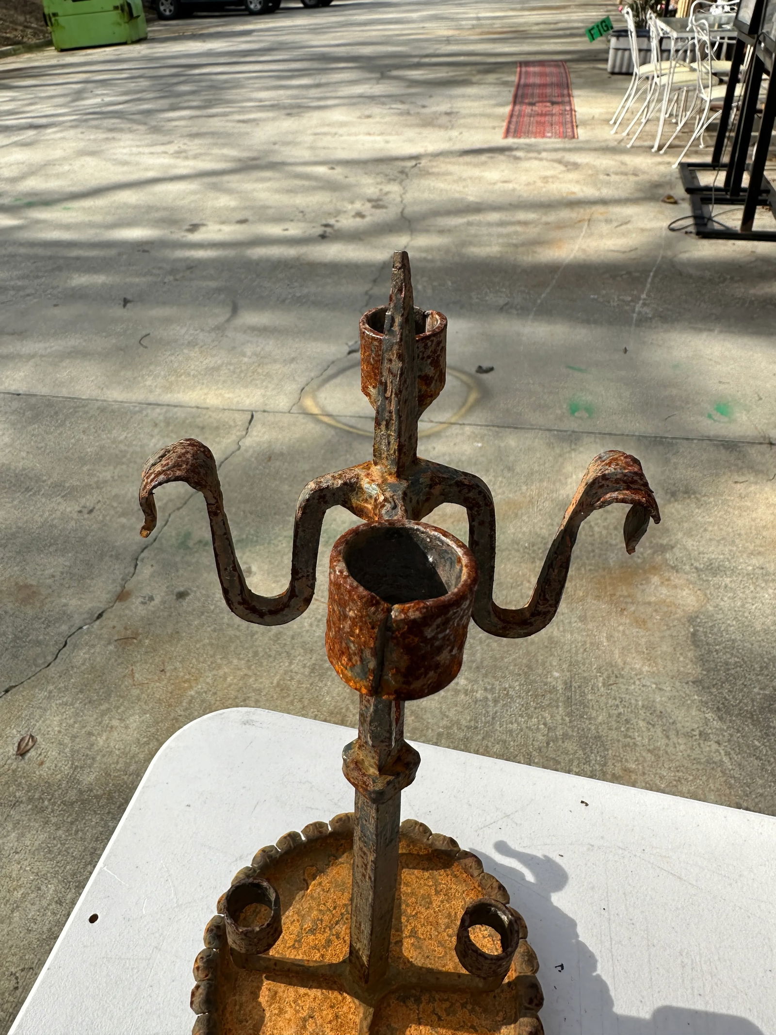 1970s Brutalist Handmade Candle Holder - 6