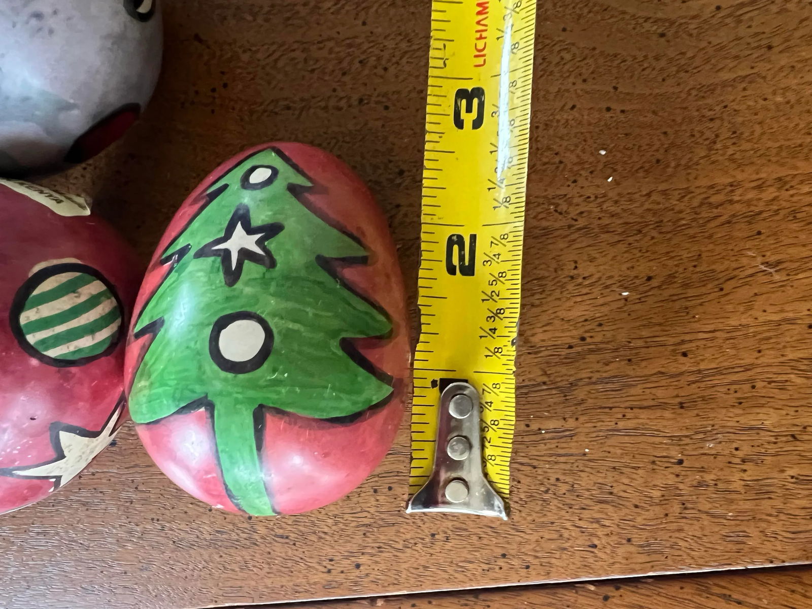 1970s Hand Painted African Stone Eggs - Set of 3 - 7