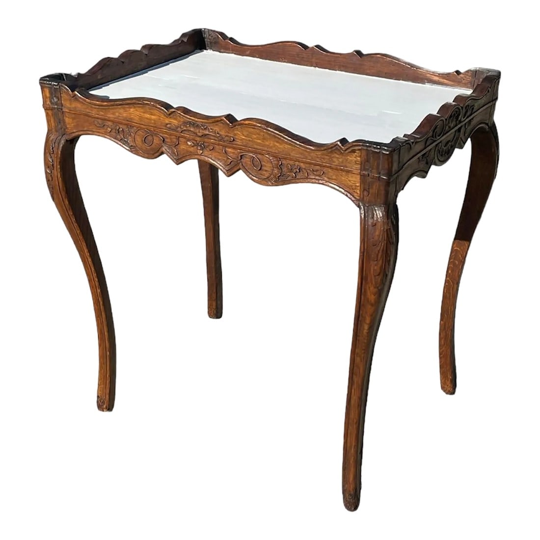 Early 20th Century Walnut Side Table (1 of 9)