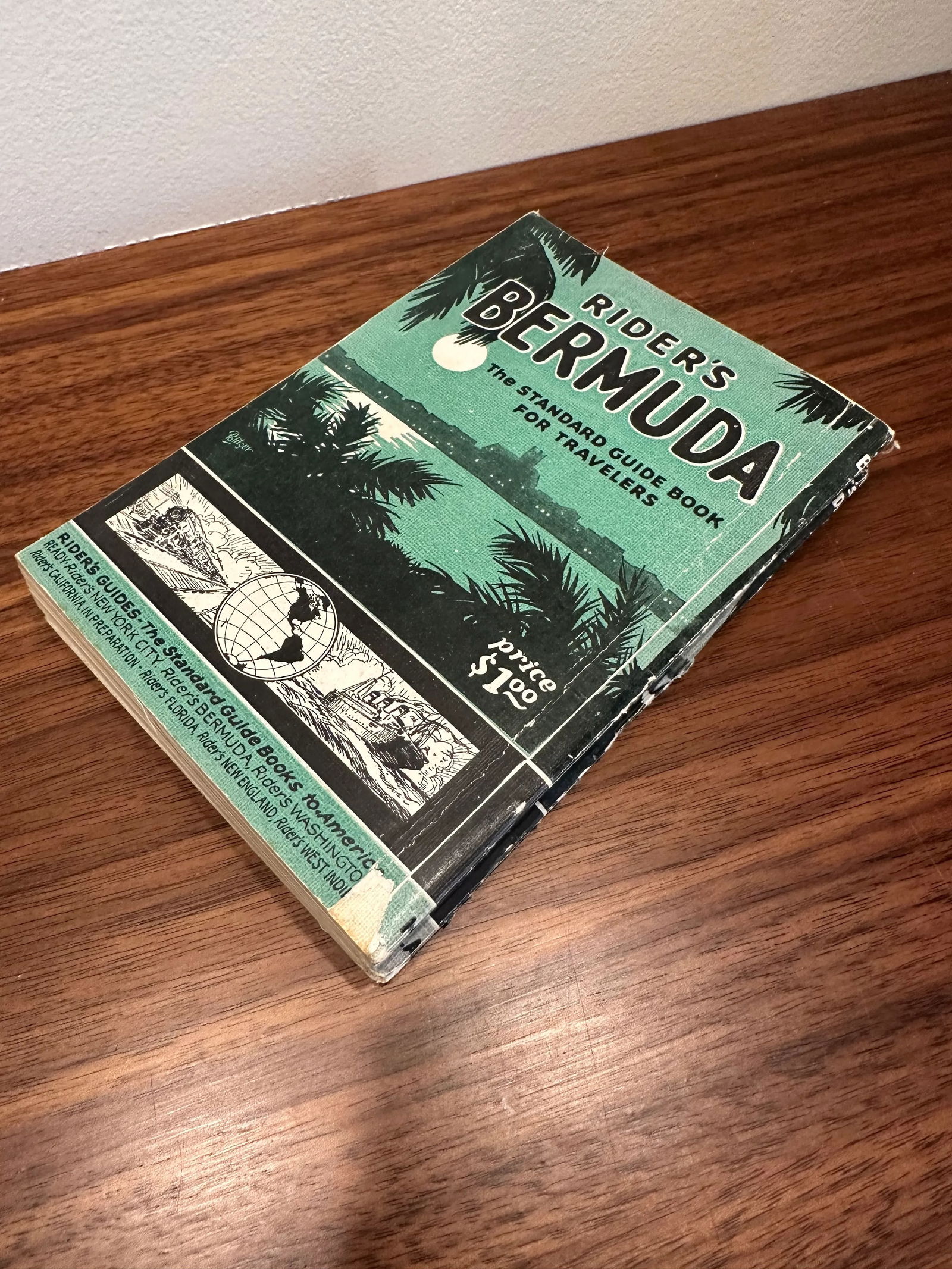 1928 Rider's Bermuda Travel Guide Book Second Edition Paperback - 6
