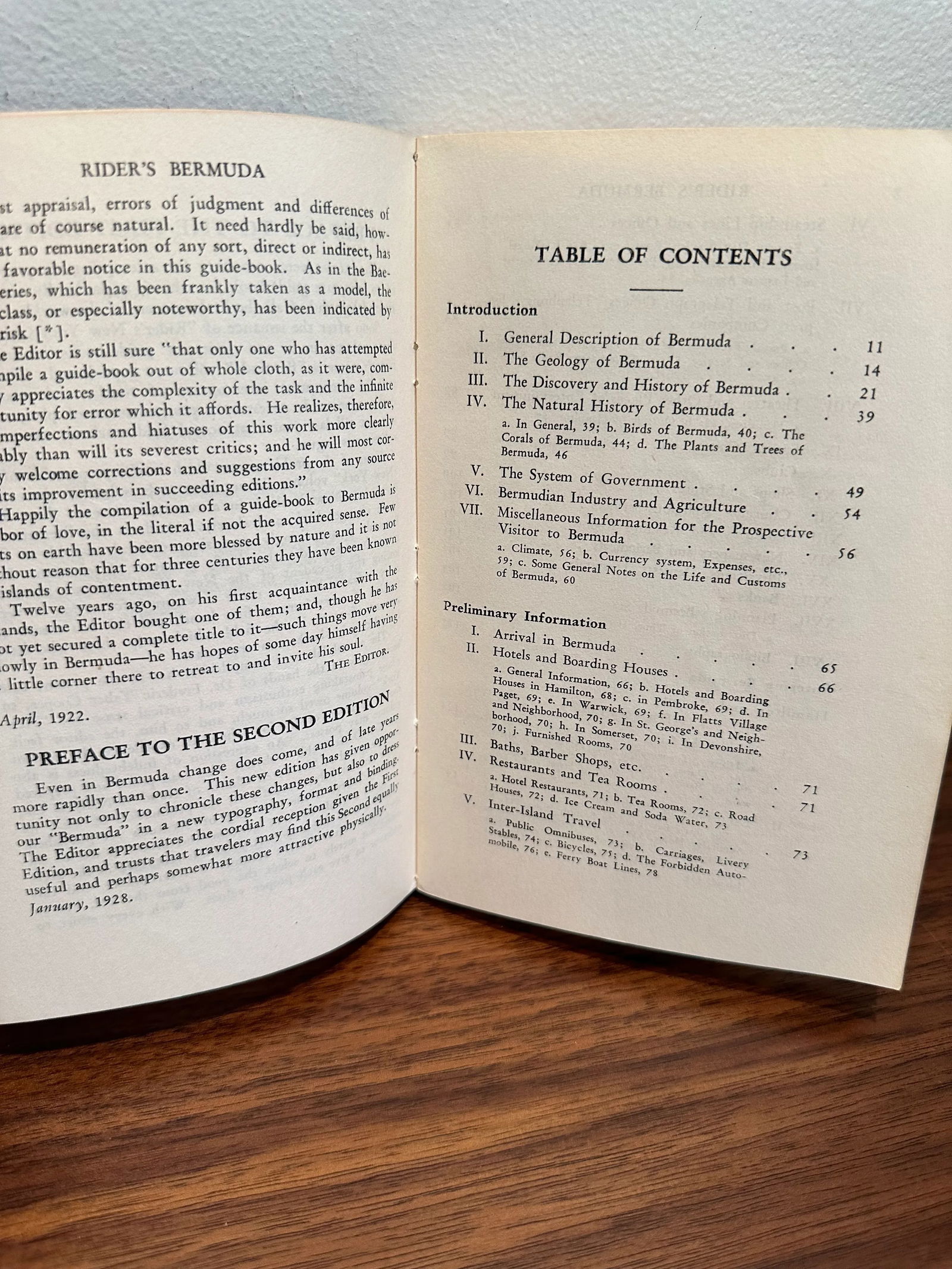 1928 Rider's Bermuda Travel Guide Book Second Edition Paperback - 7