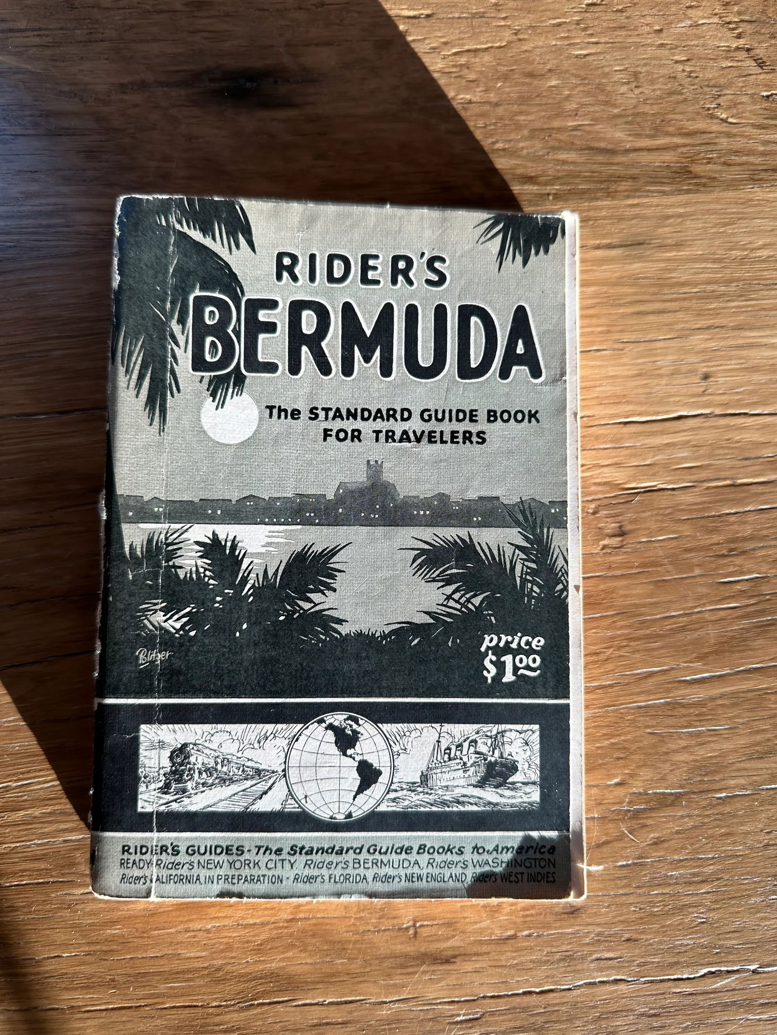 1928 Rider's Bermuda Travel Guide Book Second Edition Paperback - 8