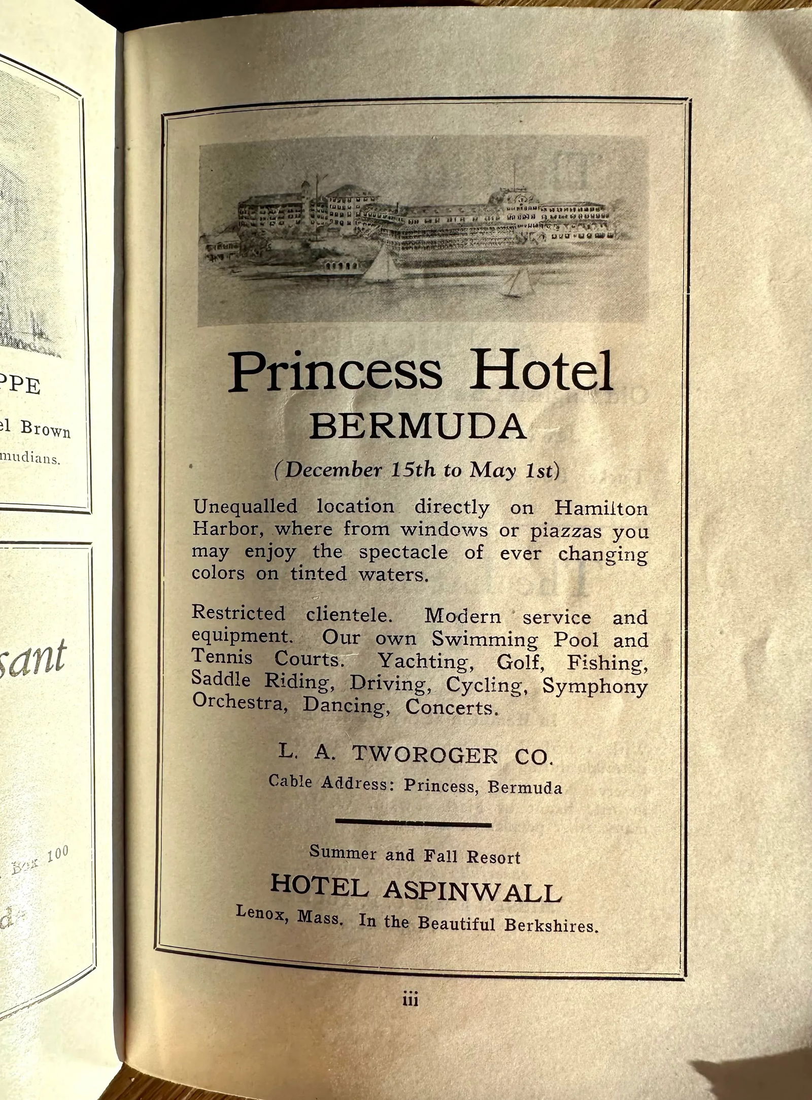 1928 Rider's Bermuda Travel Guide Book Second Edition Paperback - 9