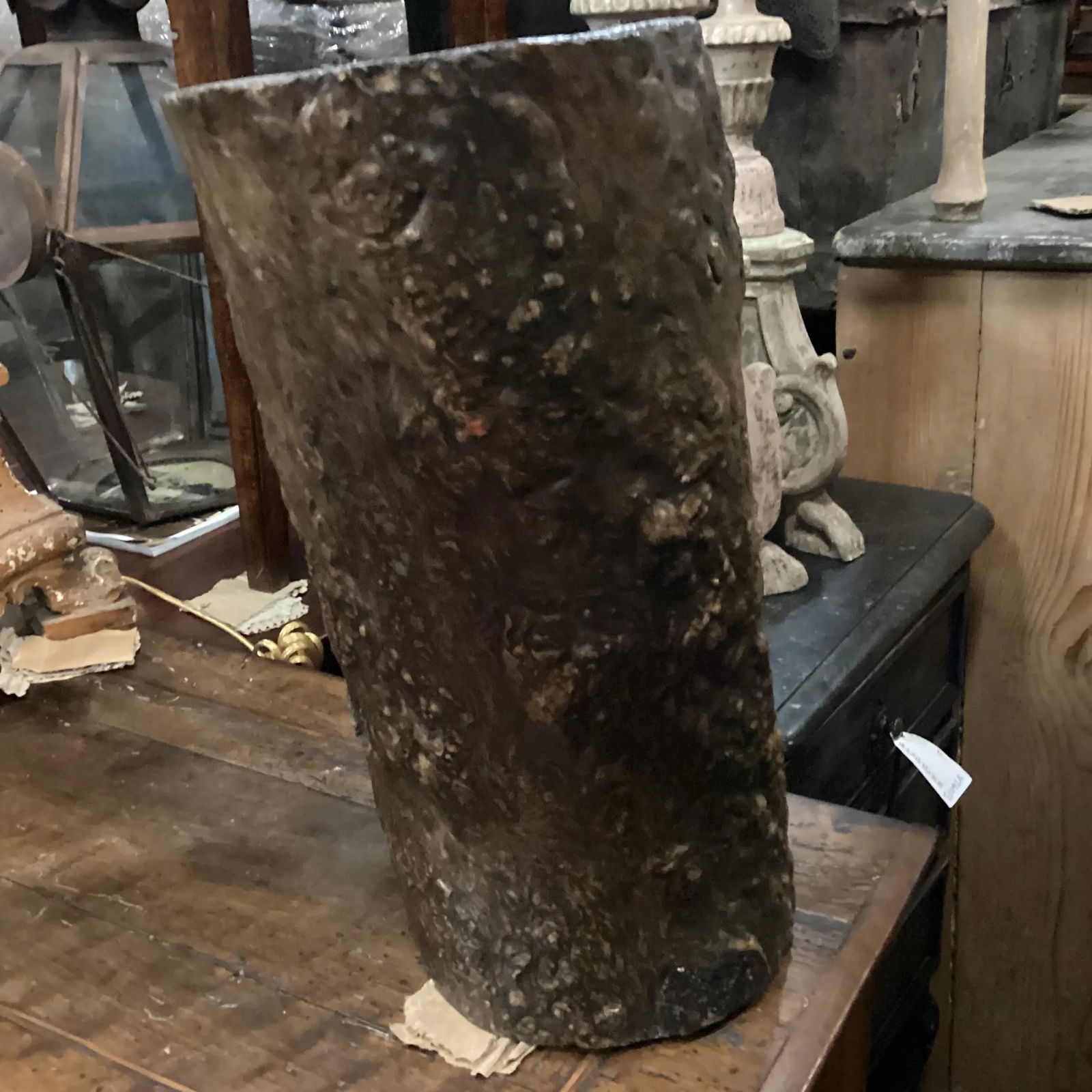 Late 20th Century Raw Wood Tree Stump Vessel From the Phillipines - 5