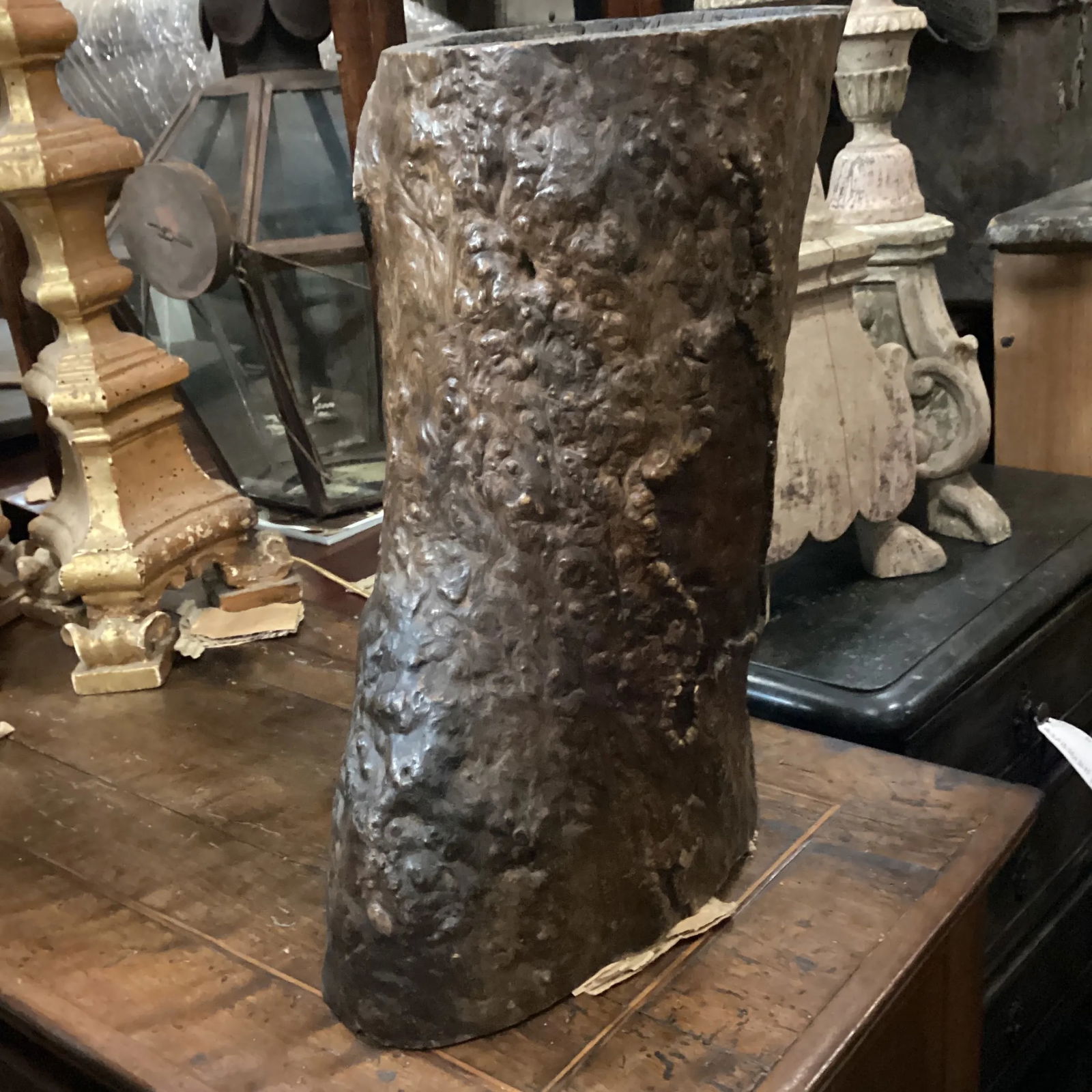 Late 20th Century Raw Wood Tree Stump Vessel From the Phillipines - 8