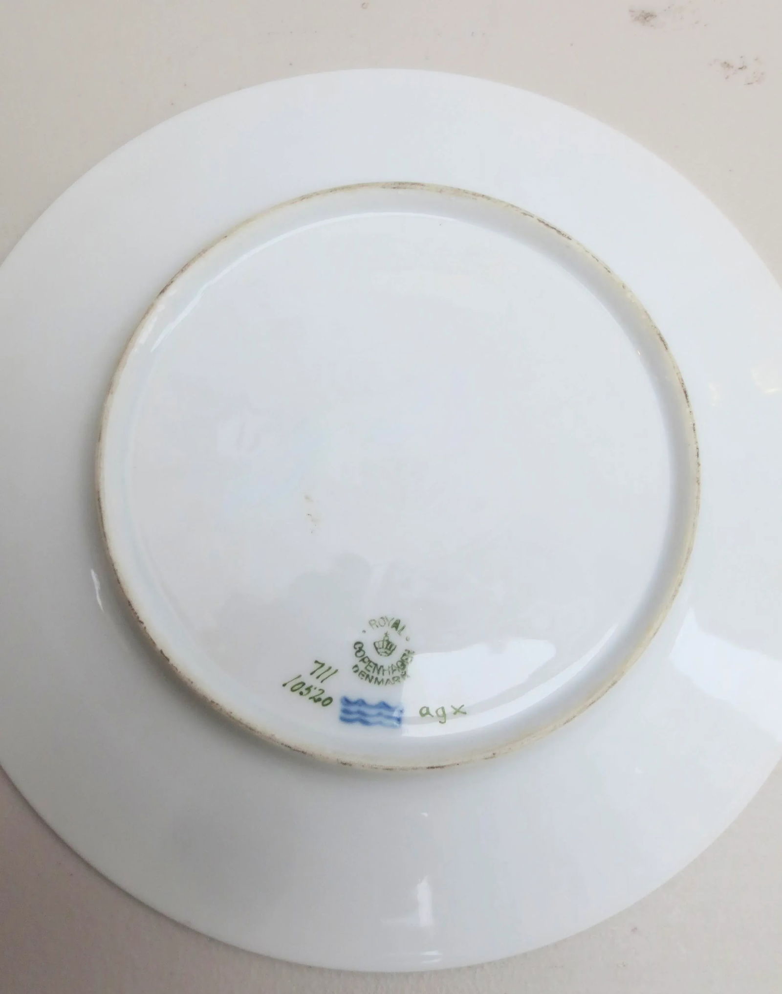 Brown Iris Plate by Royal Copenhagen Circa 1958 - 4