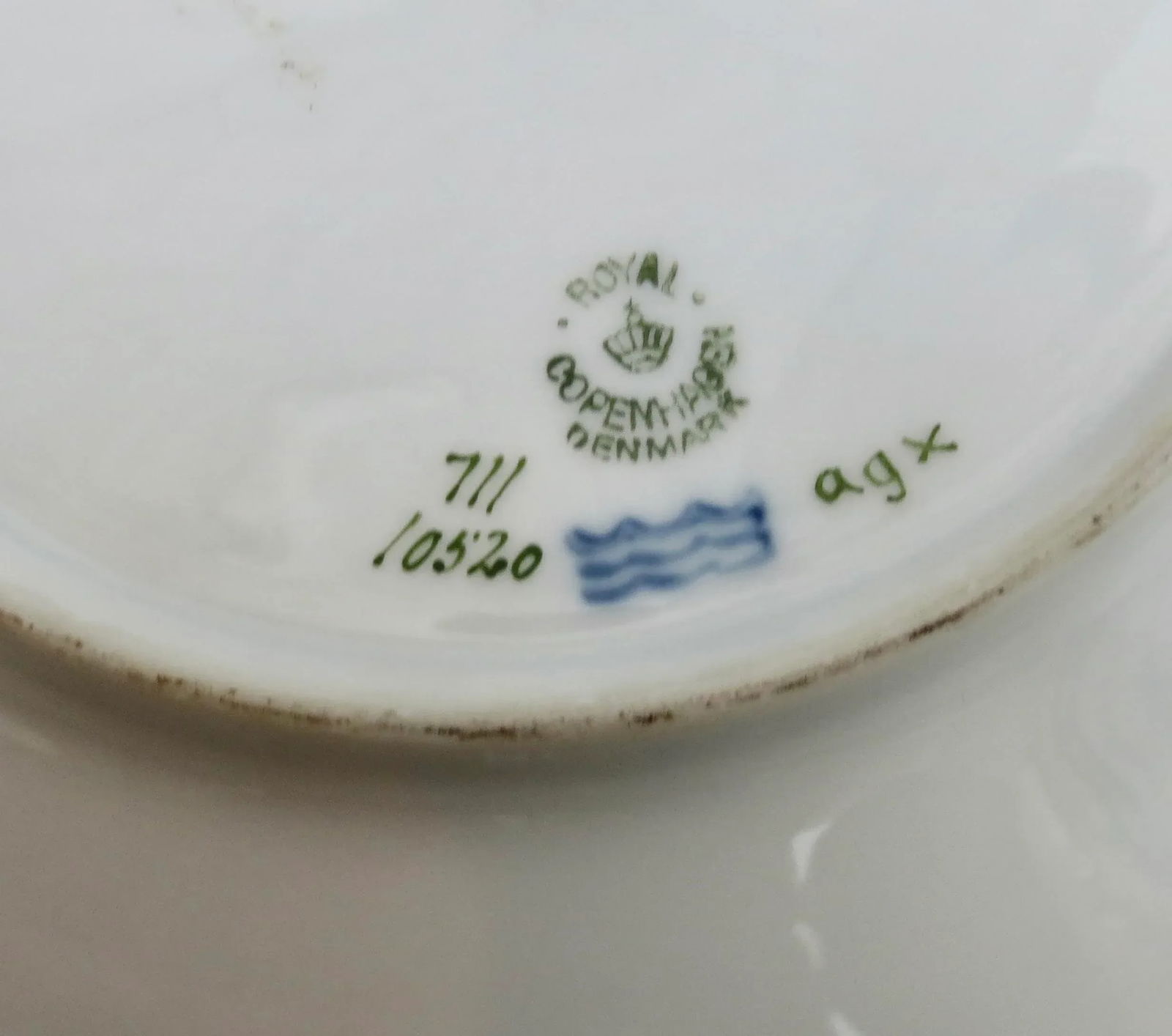 Brown Iris Plate by Royal Copenhagen Circa 1958 - 5