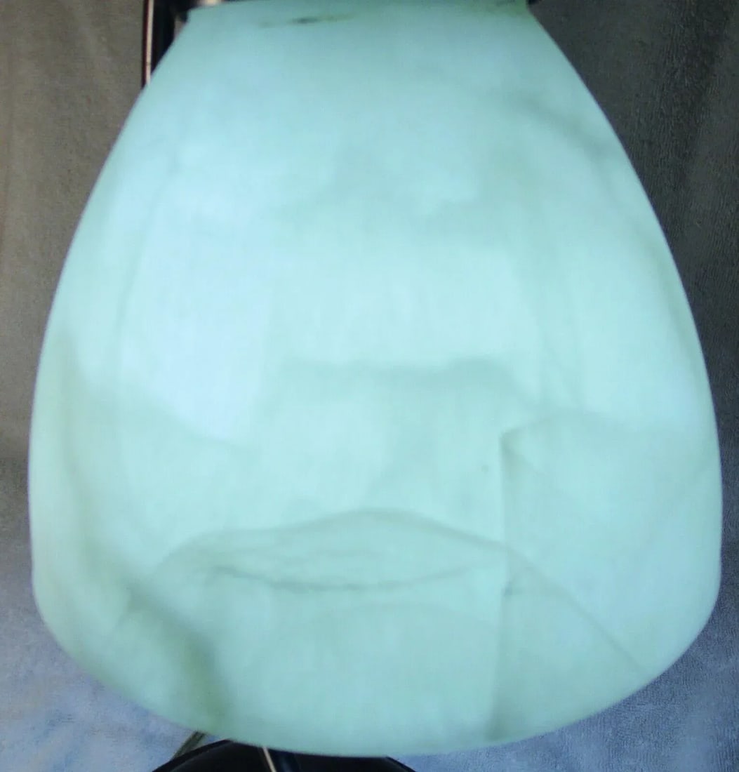 1990s OttLite Bronze Alabaster Shade Table Desk Lamp - 11