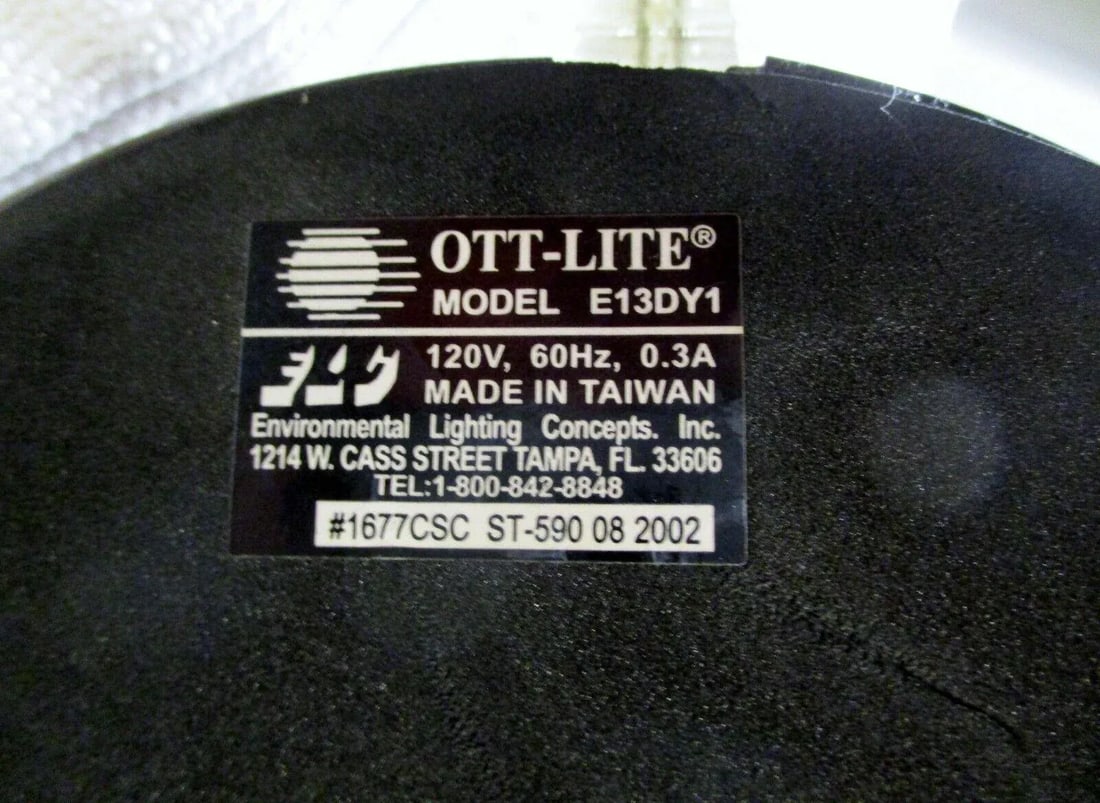 1990s OttLite Bronze Alabaster Shade Table Desk Lamp - 12