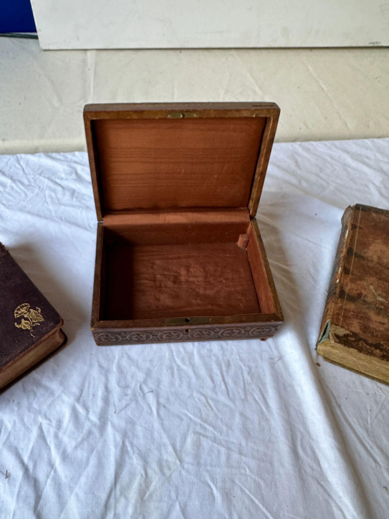 1970s Vintage Books and Wooden Box Set - 5