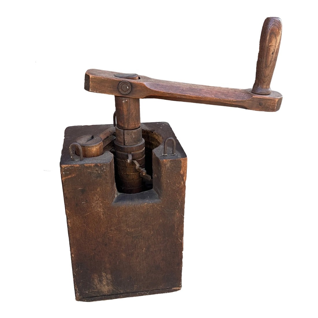 1970s Wooden Shelf Grinder Box (1 of 11)