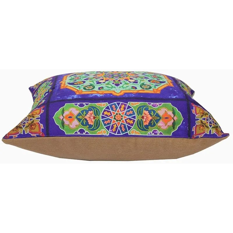 Pair of Traditional Persian Decorative Accent Pillows - 14Êºw × 14Êºh - 4