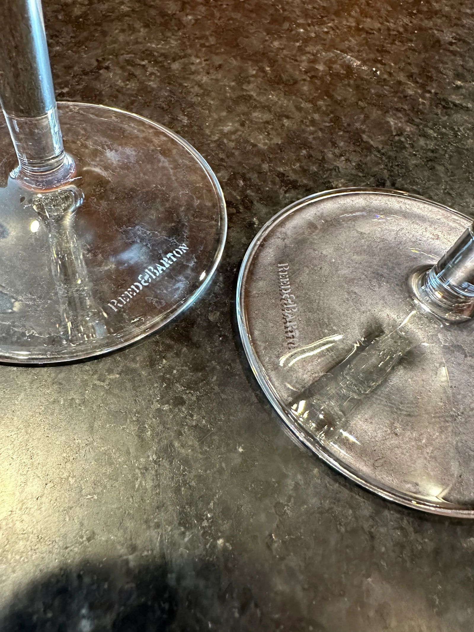 Late 20th Century Reed and Barton Soho Collection Crystal Champagne Flutes- a Pair - 6