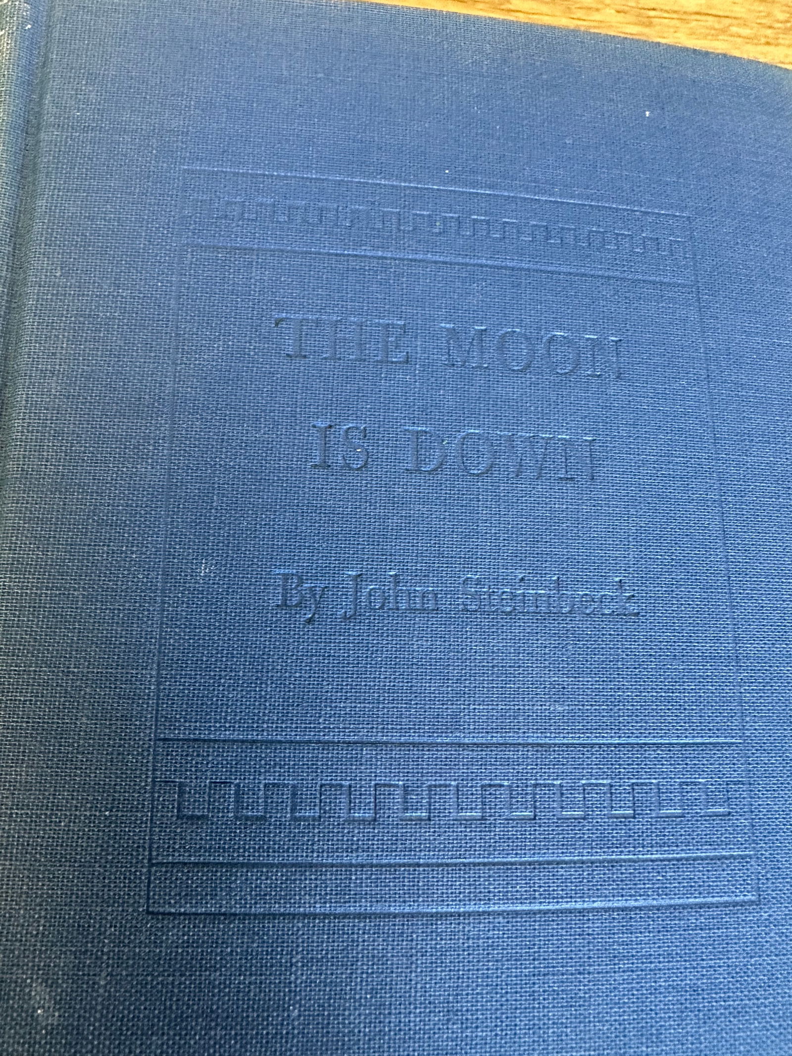 Vintage 1942 First Edition John Steinbeck the Moon Is Down Hardcover Book - 3