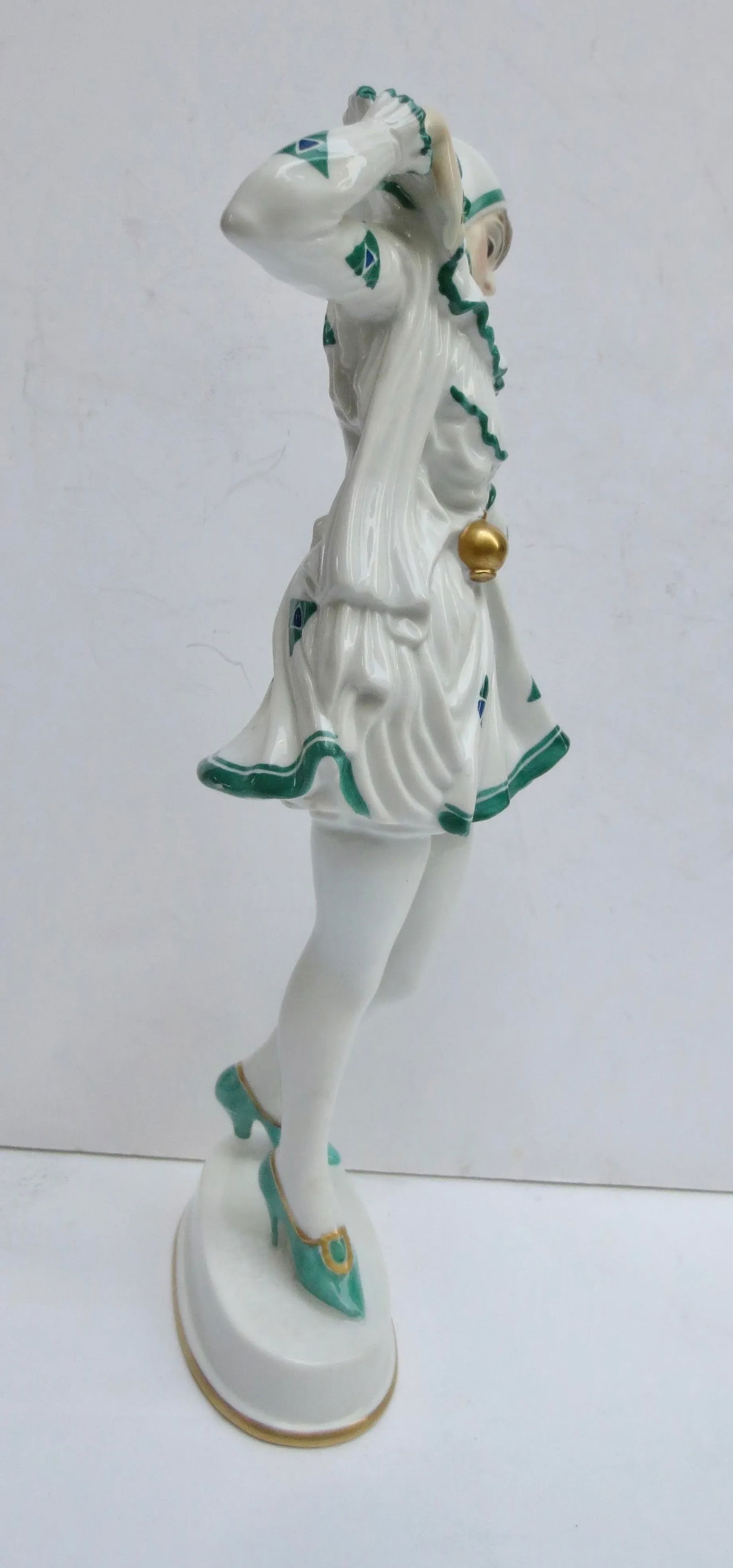 Rosenthal Porcelain Pierette by Constantin Holzer Defiant Circa 20s - 3