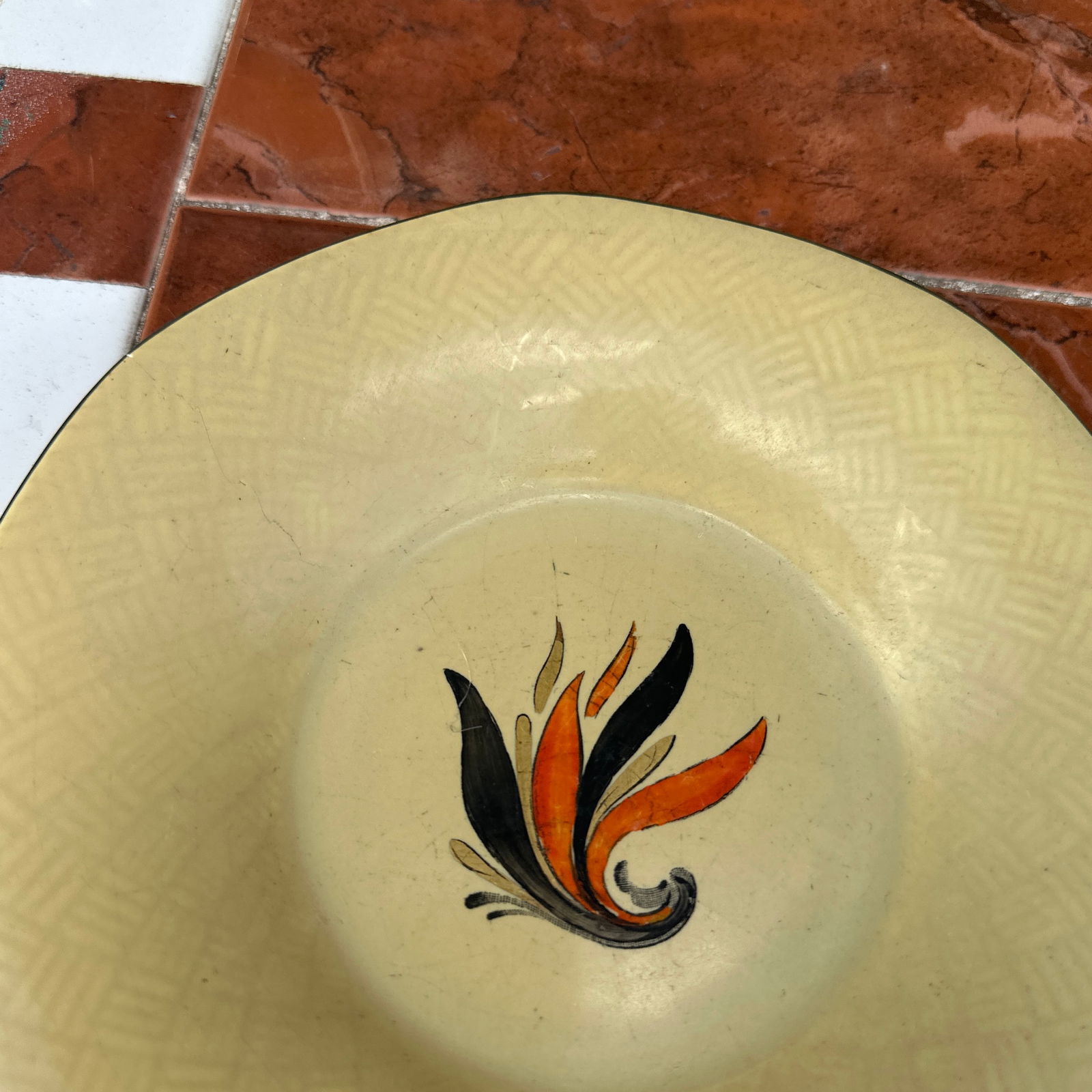 Antique Petite Swedish Plate - 5