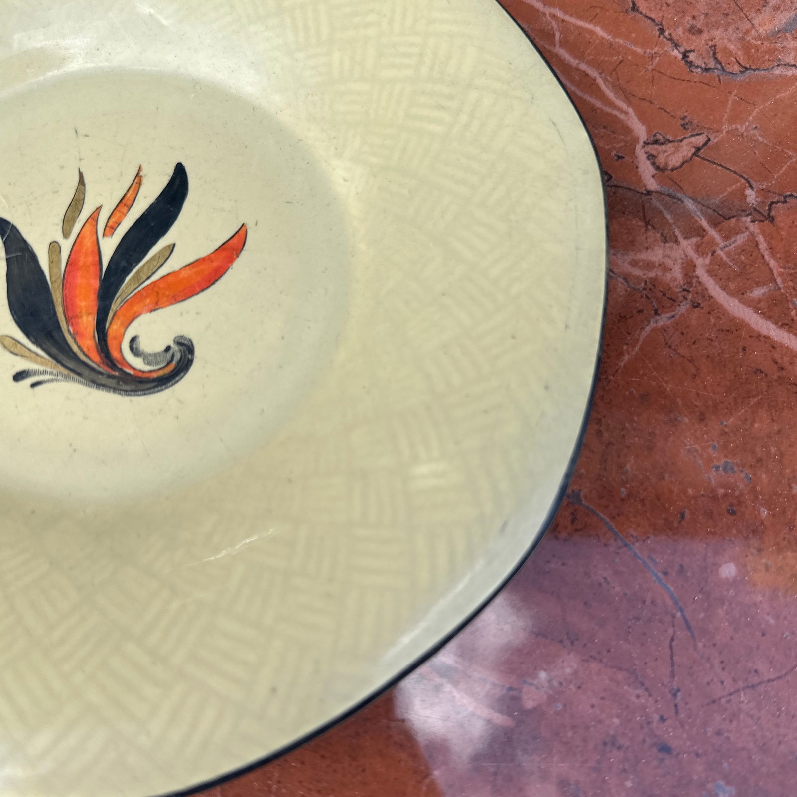 Antique Petite Swedish Plate - 6