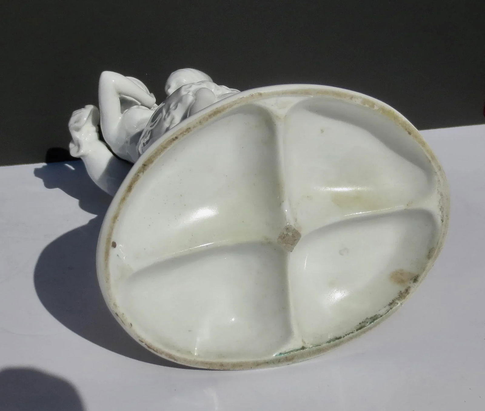 Pierrot and Pierrette Blanc De Chine Porcelain Figures Circa 1920's - 7