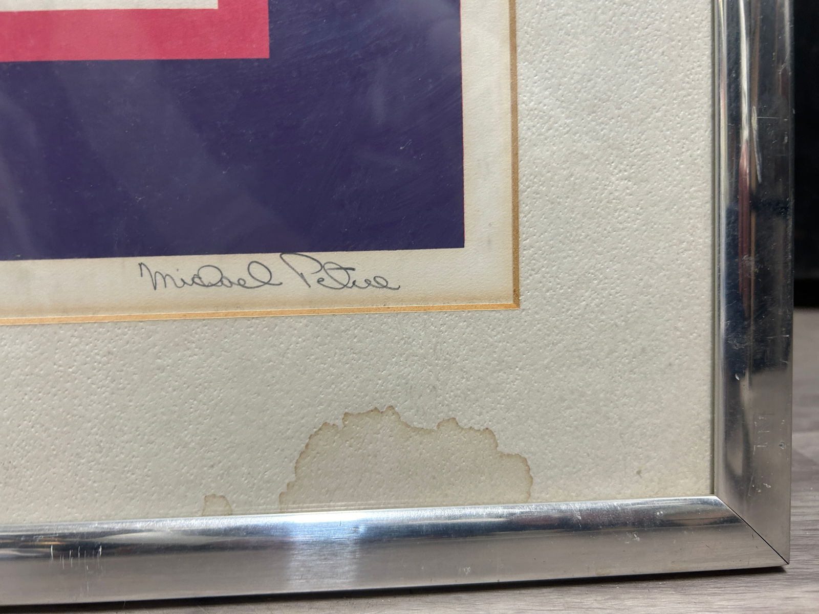 1970s Contemporary Original Signed "Argale" Op Art Geometric Framed Print by Michael Petree - 9