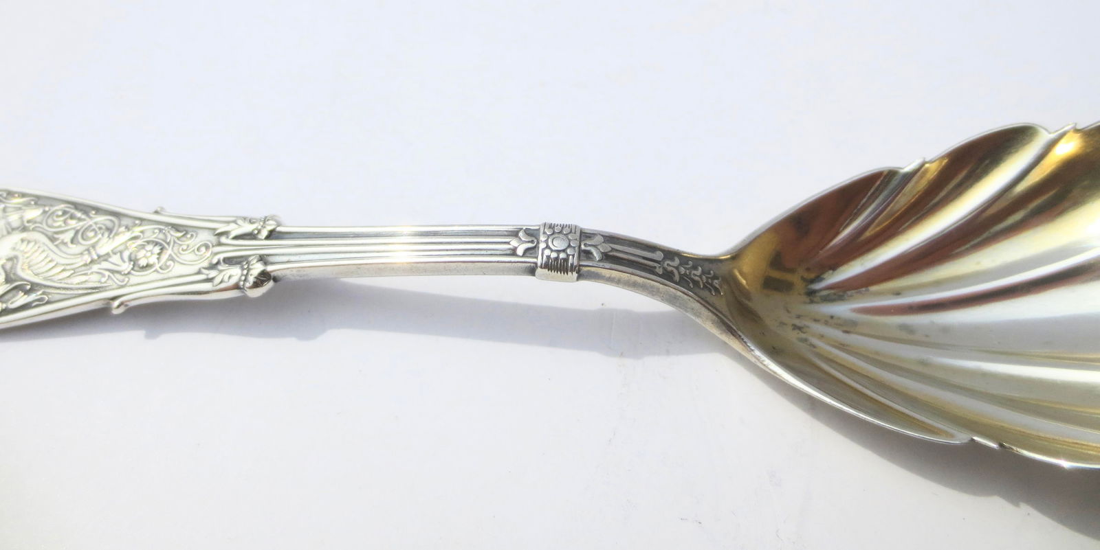 Sterling Silver Sugar Spoon by T. L. Shaw 1875 - 7