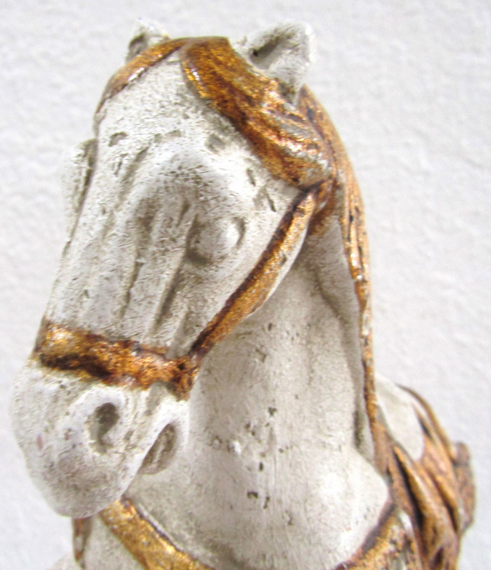 Mid-Century Italian Painted Bronze Horse Figurine Sculpture Signed to Base - 10