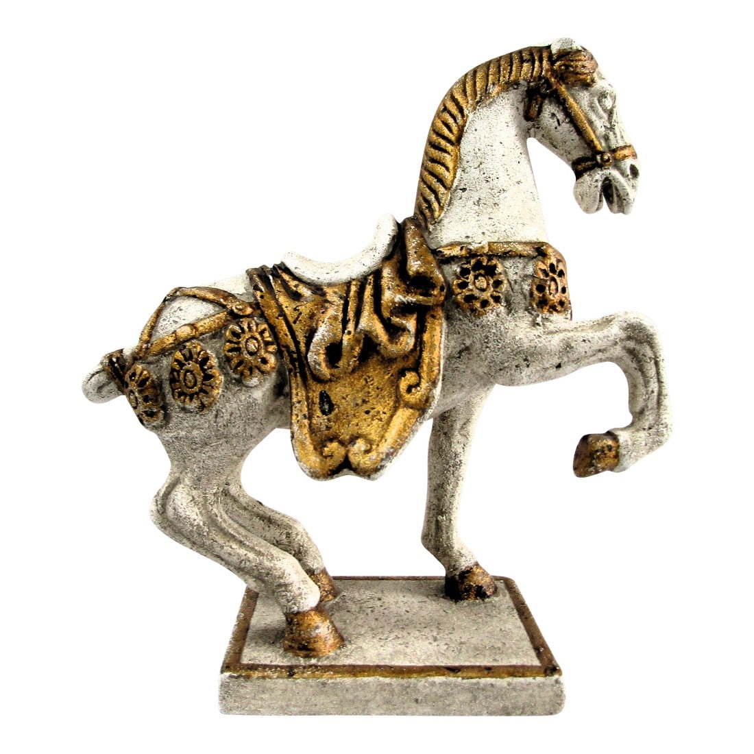Mid-Century Italian Painted Bronze Horse Figurine Sculpture Signed to Base (1 of 12)
