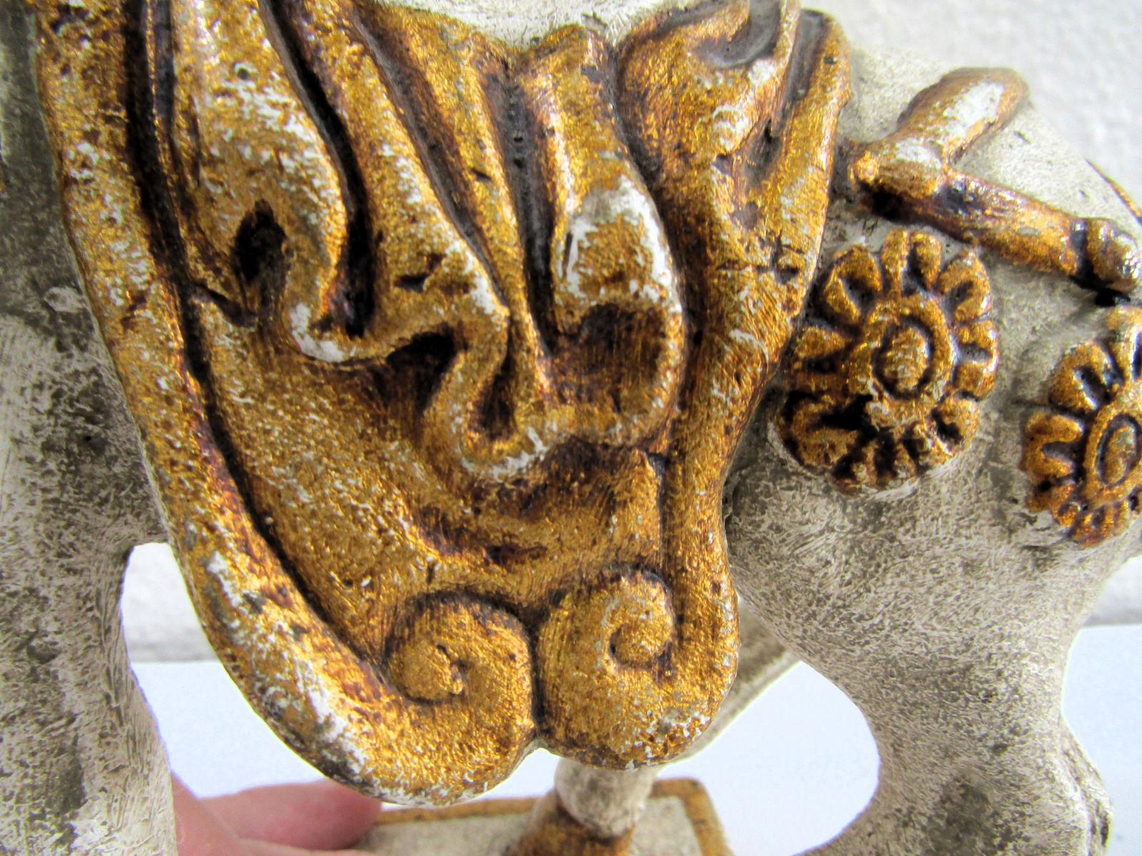 Mid-Century Italian Painted Bronze Horse Figurine Sculpture Signed to Base - 9