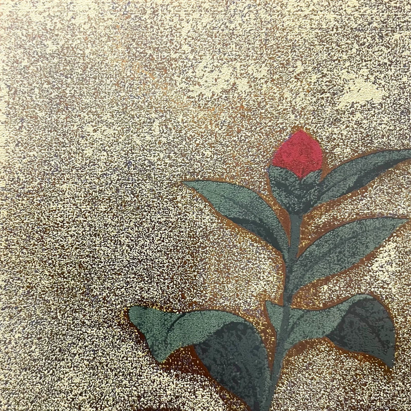 Camellia No. 6 Japanese Silkscreen 1990 by Kazutoshi Sugiura - 3