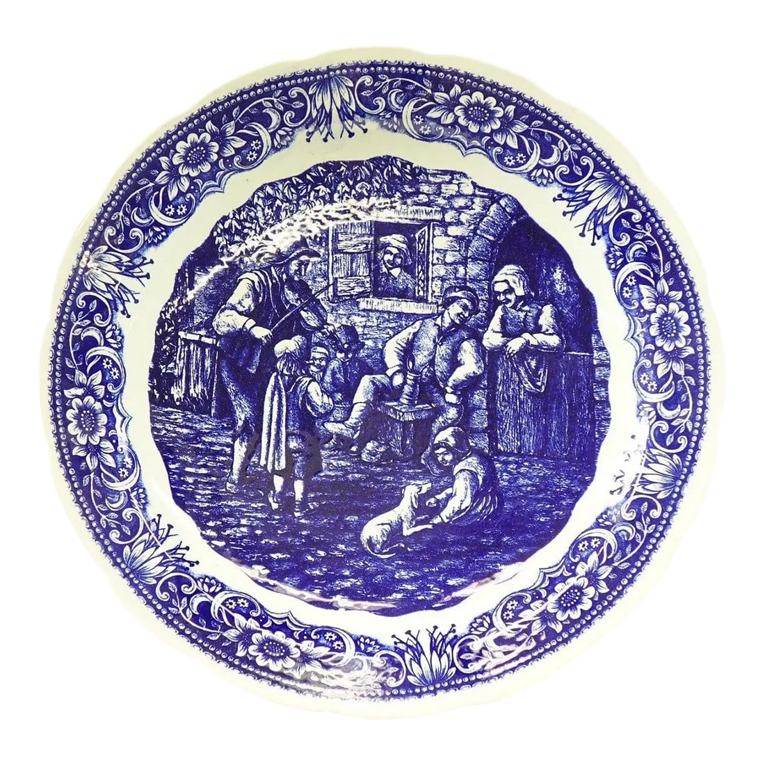 Mid 20th Century Belgium Porcelain Boch Freres Plate: Belgium Porcelain Boch Freres Plate Condition: Alterations: Original Condition Unaltered Imperfections: Some Imperfections Condition Notes: Good condition Dimensions: Height: 15 in. Width: 15 in.