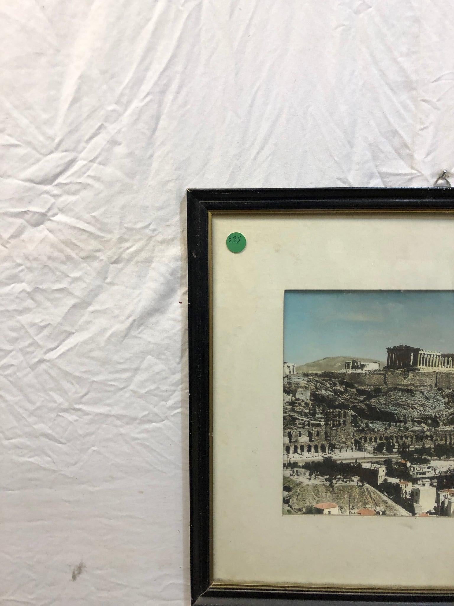 Mid 20th Century Colored Photograph of the Acropolis in Athens Greece - 3