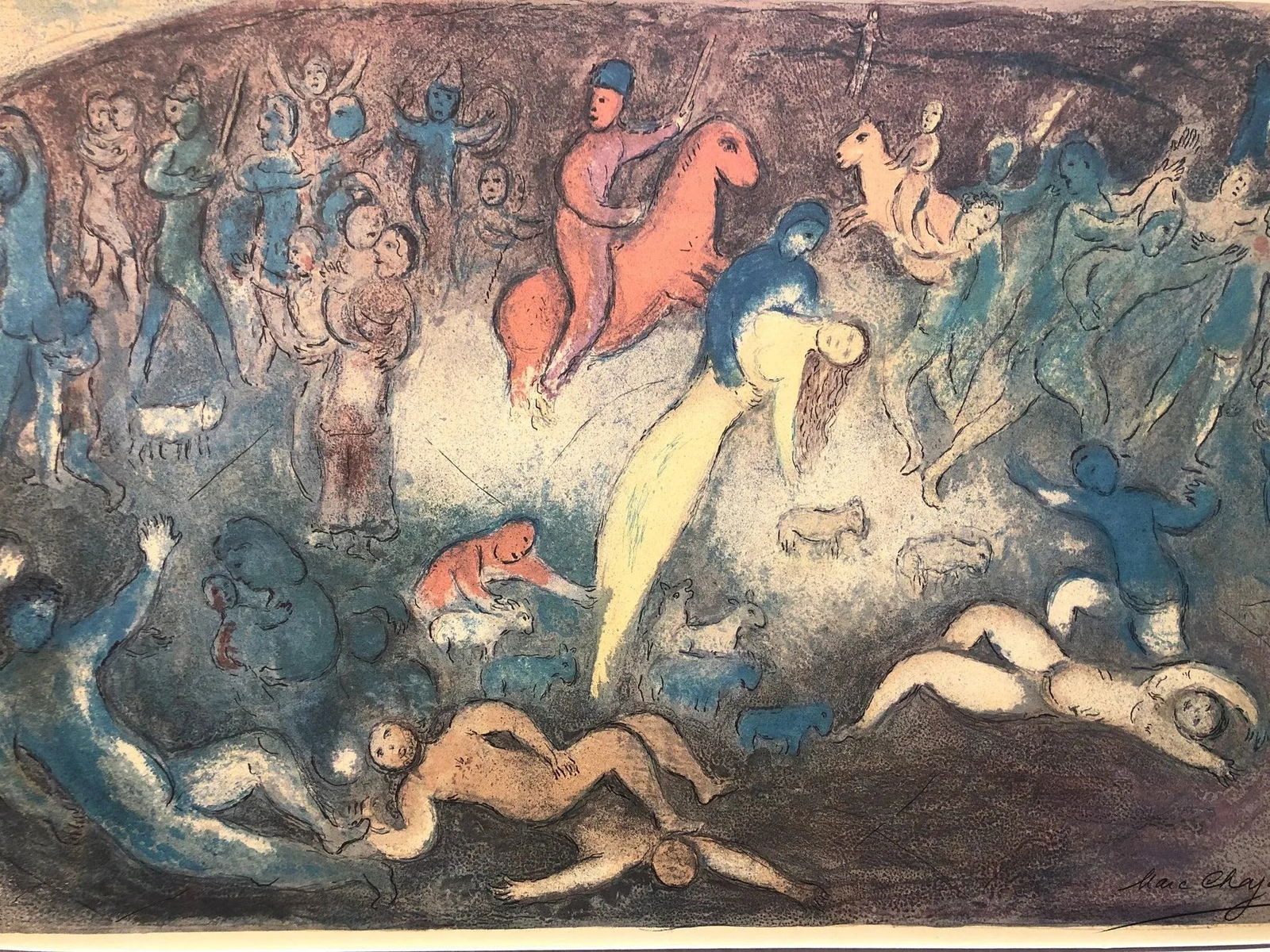 Marc Chagall Poster from 1970s, Framed - 6