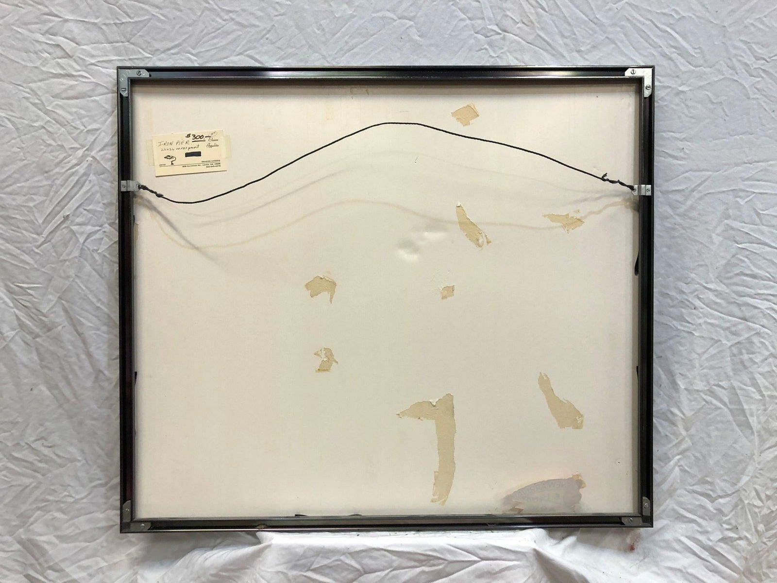 Iron Pier - Lithograph Signed by Elaine Ippolito 1987, Framed - 4