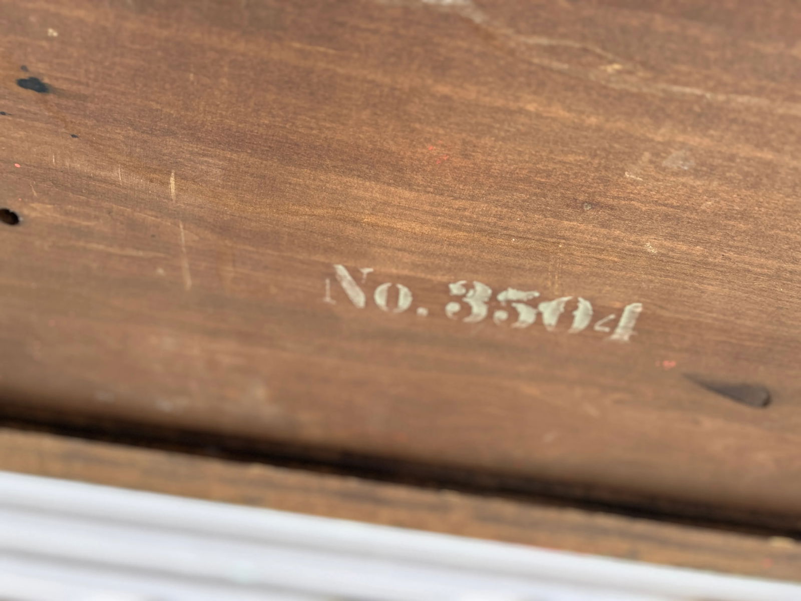 1990s Vintage Green Distress Painted Spinlet Flip Top Desk With Turned Legs - 12