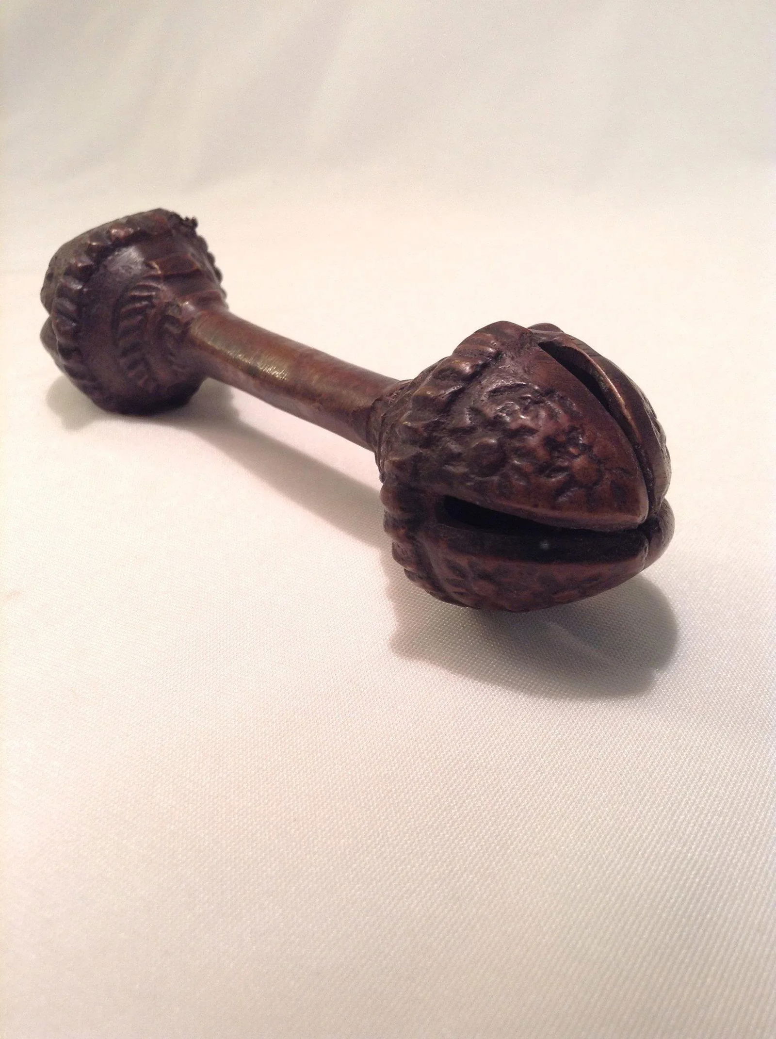Vintage Brass Bell Rattle - 10