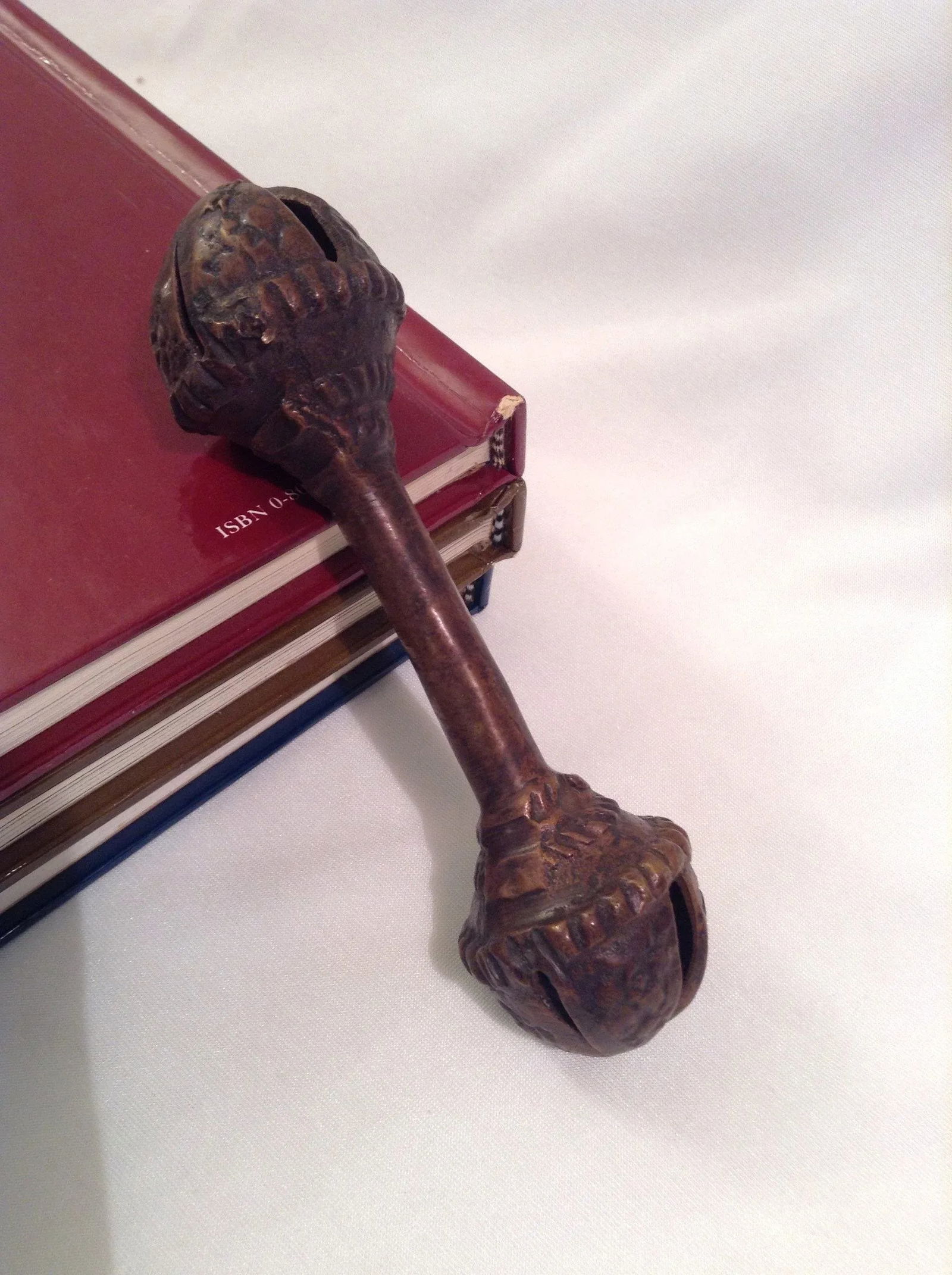 Vintage Brass Bell Rattle - 2