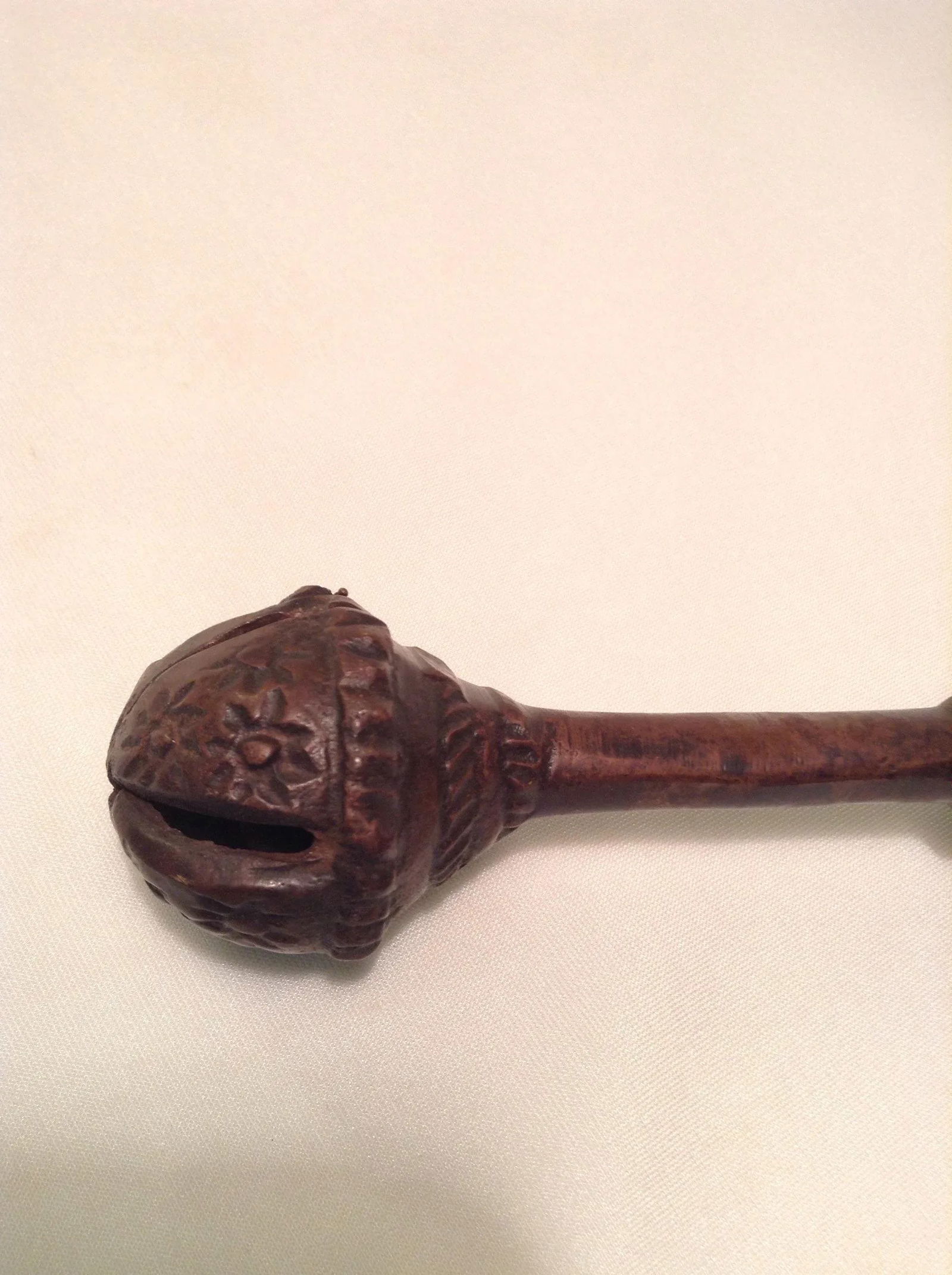 Vintage Brass Bell Rattle - 8