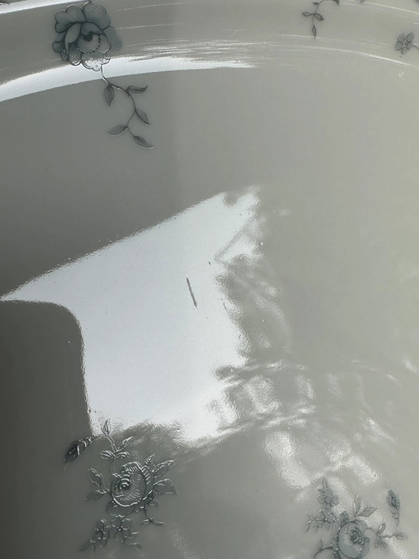 Mid 20th Century Haviland Blue Garland Large Platter, Germany - 10